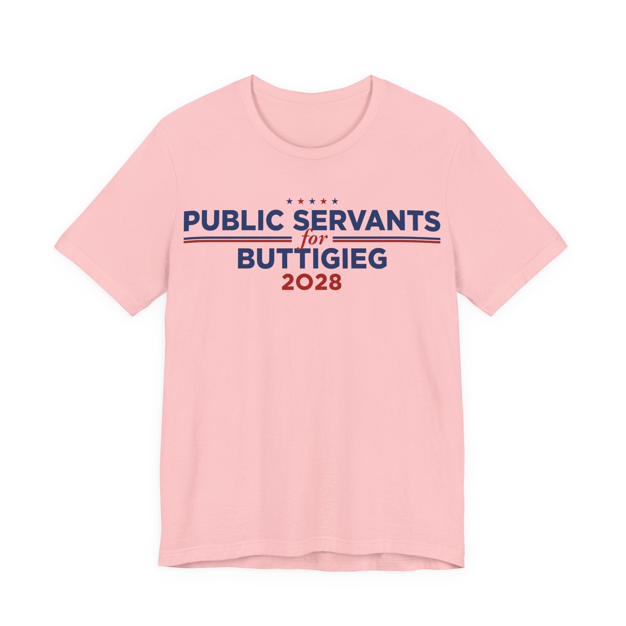 Public Servants for Pete Buttigieg for President Campaign T-Shirt 2028
