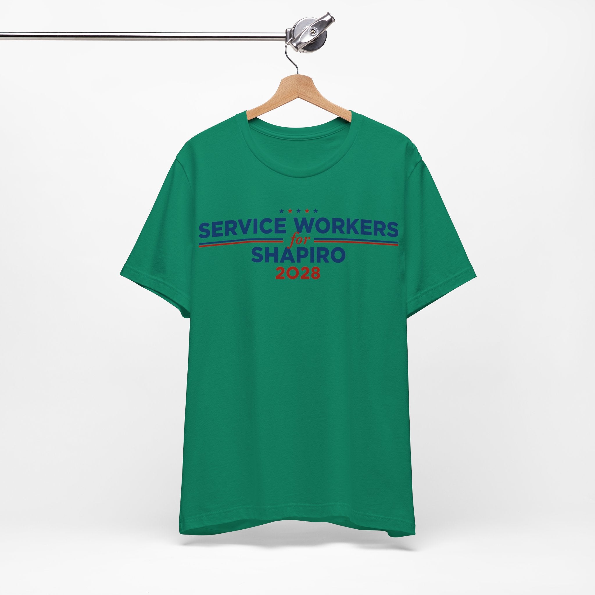 Service Workers for Josh Shapiro for President Campaign T-Shirt 2028