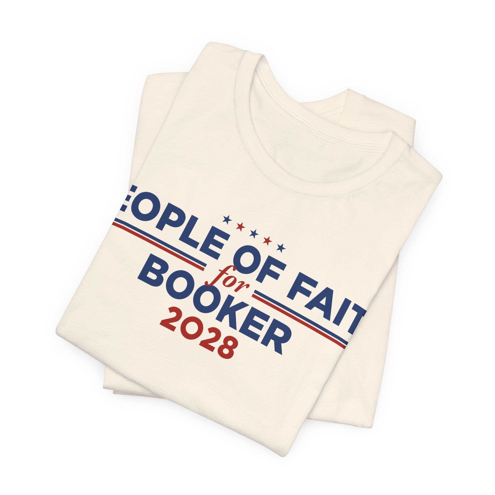 People of Faith for Cory Booker for President Campaign T-Shirt 2028