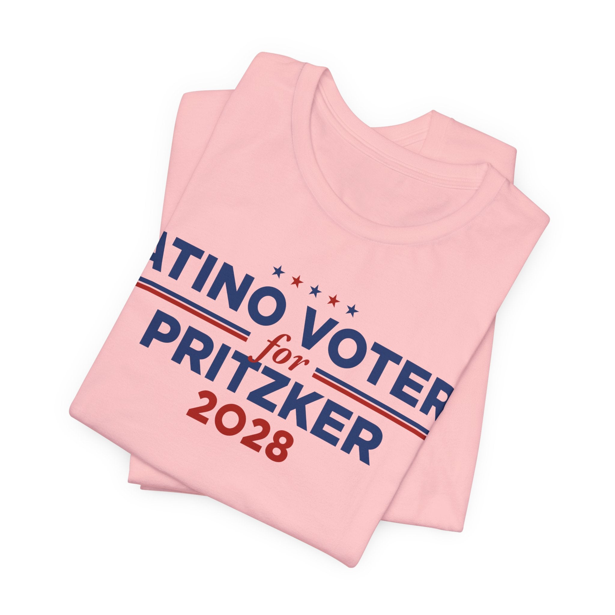 Latino Voters for J.B. Pritzker for President Campaign T-Shirt 2028