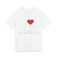 I Love Amy Klobuchar - Caring Brilliant Congressman - House of Representatives Minnesota Unisex Jersey Short Sleeve T-Shirt