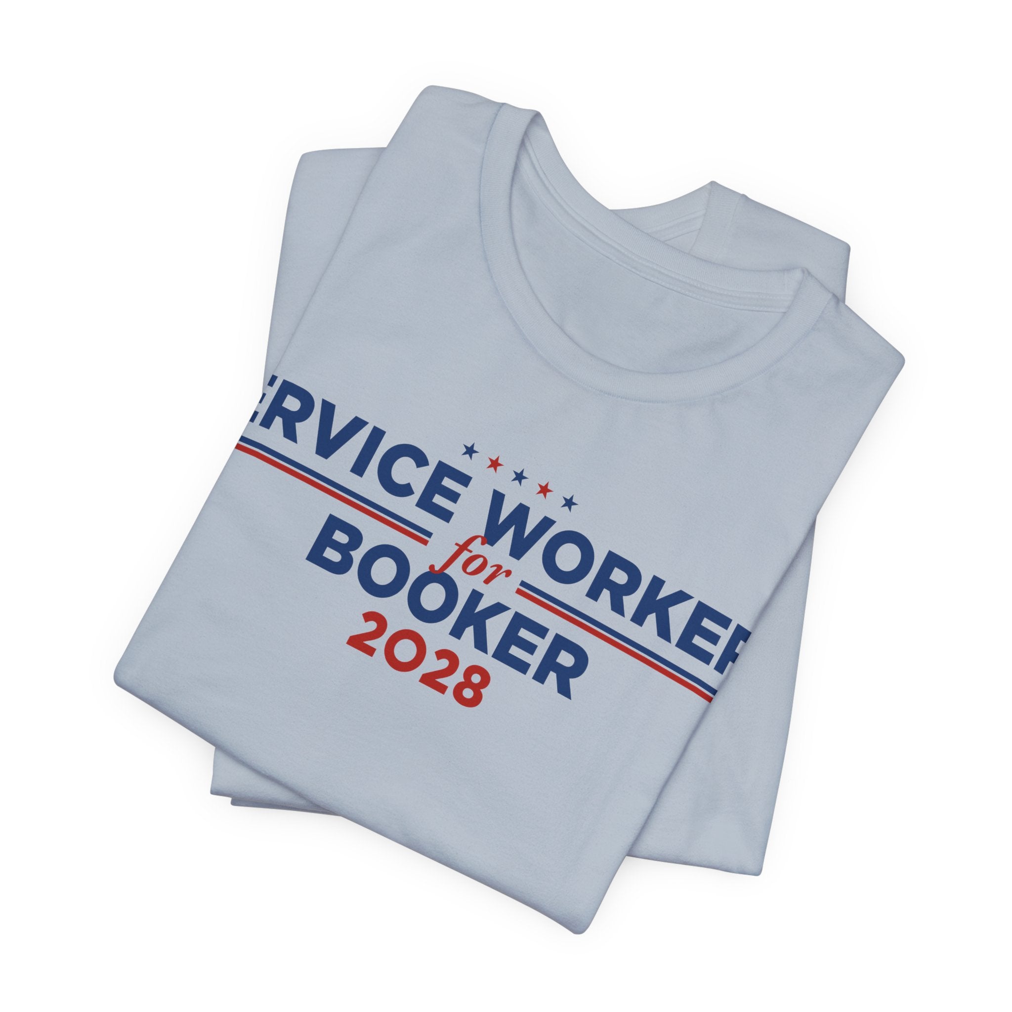 Service Workers for Cory Booker for President Campaign T-Shirt 2028
