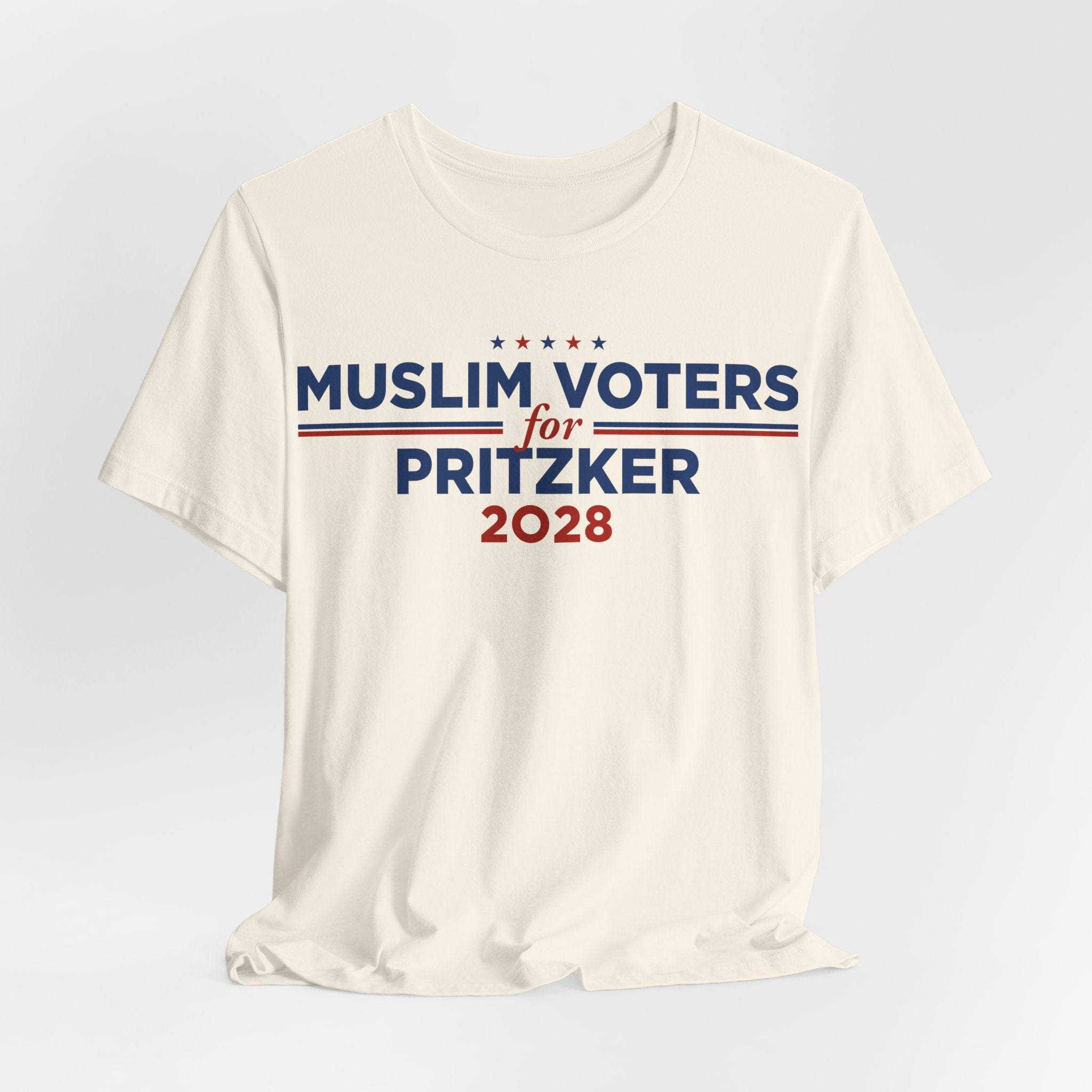 Muslim Voters for J.B. Pritzker for President Campaign T-Shirt 2028