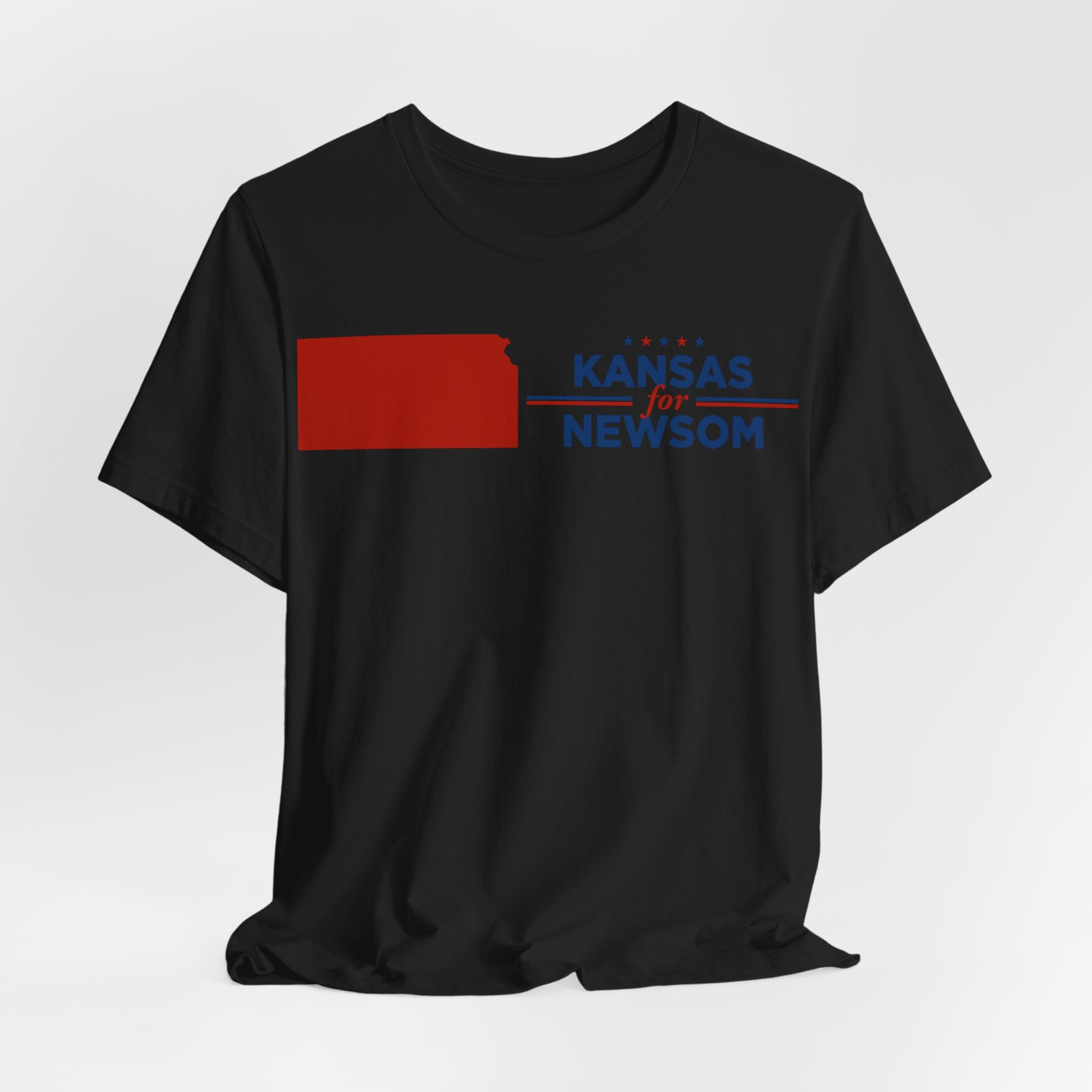Kansas for Gavin Newsom for President Campaign T-Shirt 2028