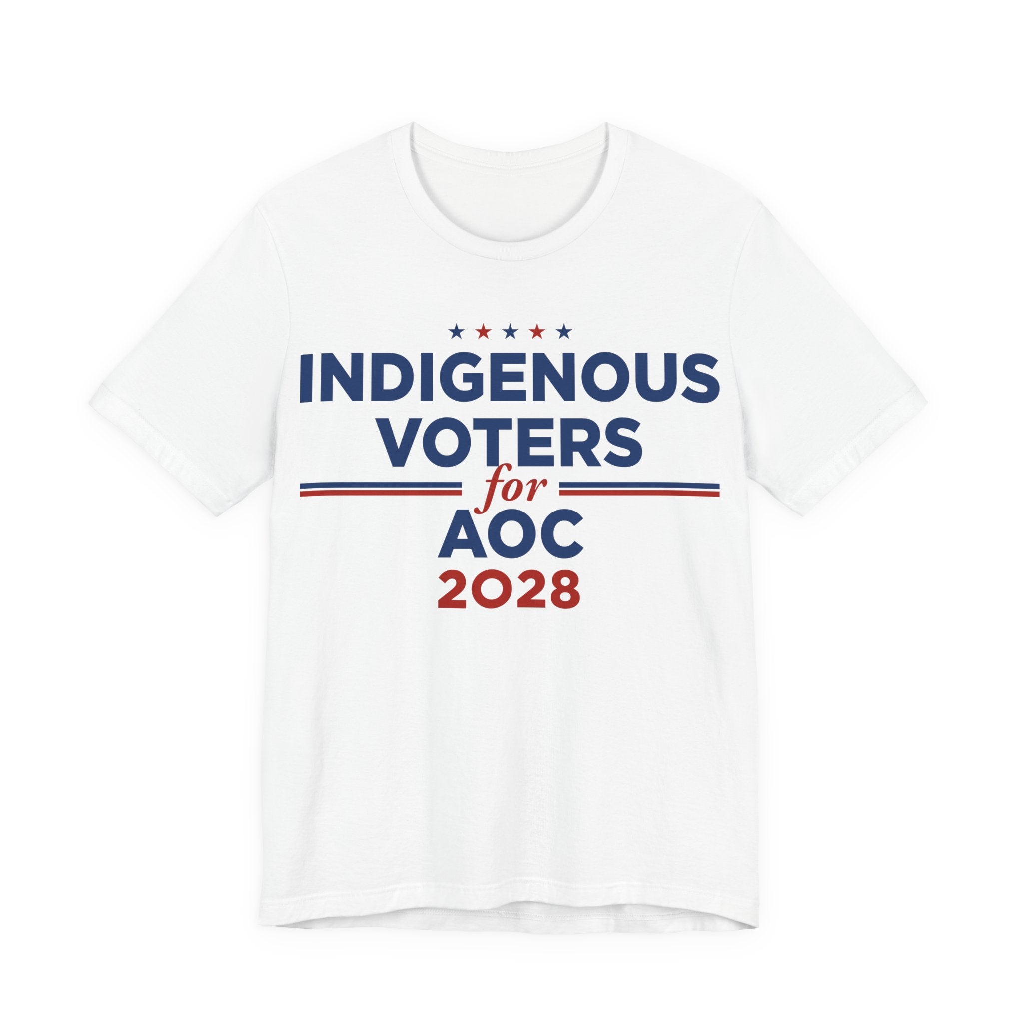 Indigenous Voters / Native Americans for AOC for President Campaign T-Shirt 2028