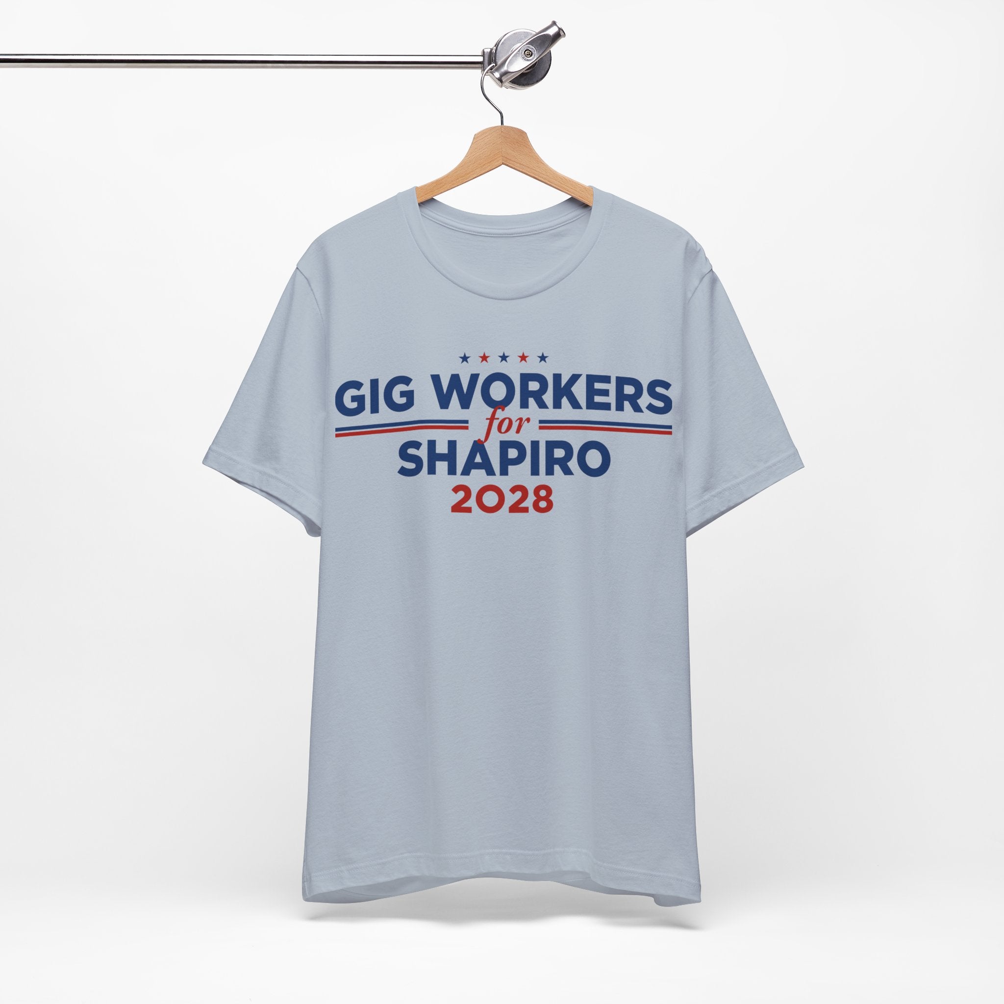 Gig Workers for Josh Shapiro for President Campaign T-Shirt 2028