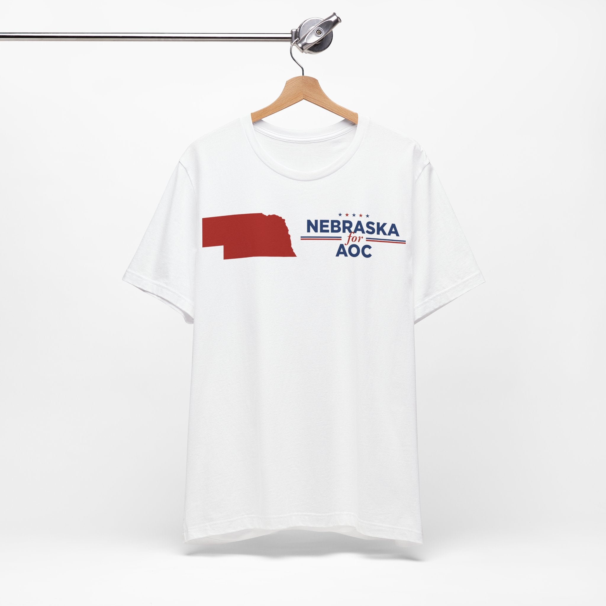 Nebraska for AOC for President Campaign T-Shirt 2028