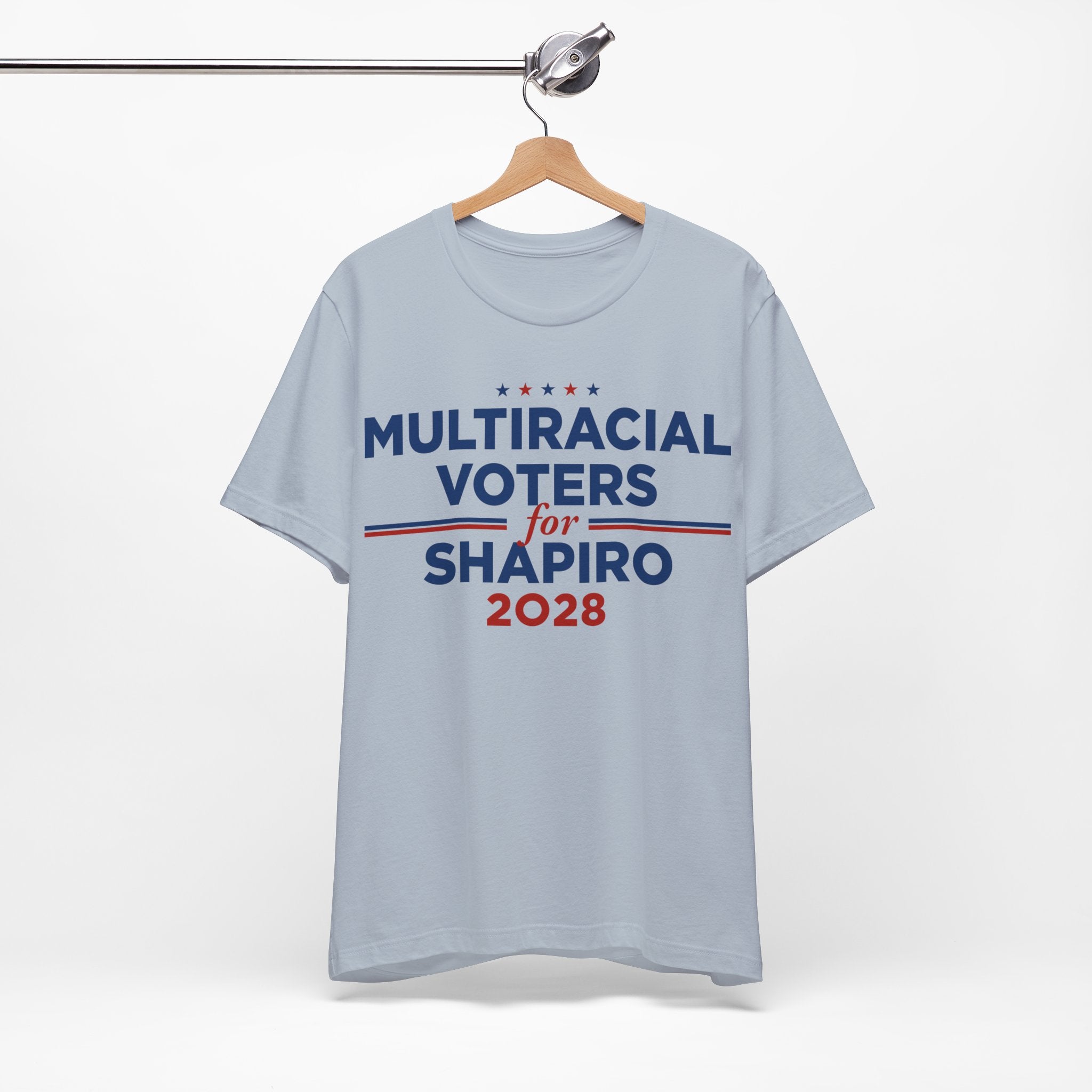 Multiracial Voters for Josh Shapiro for President Campaign T-Shirt 2028