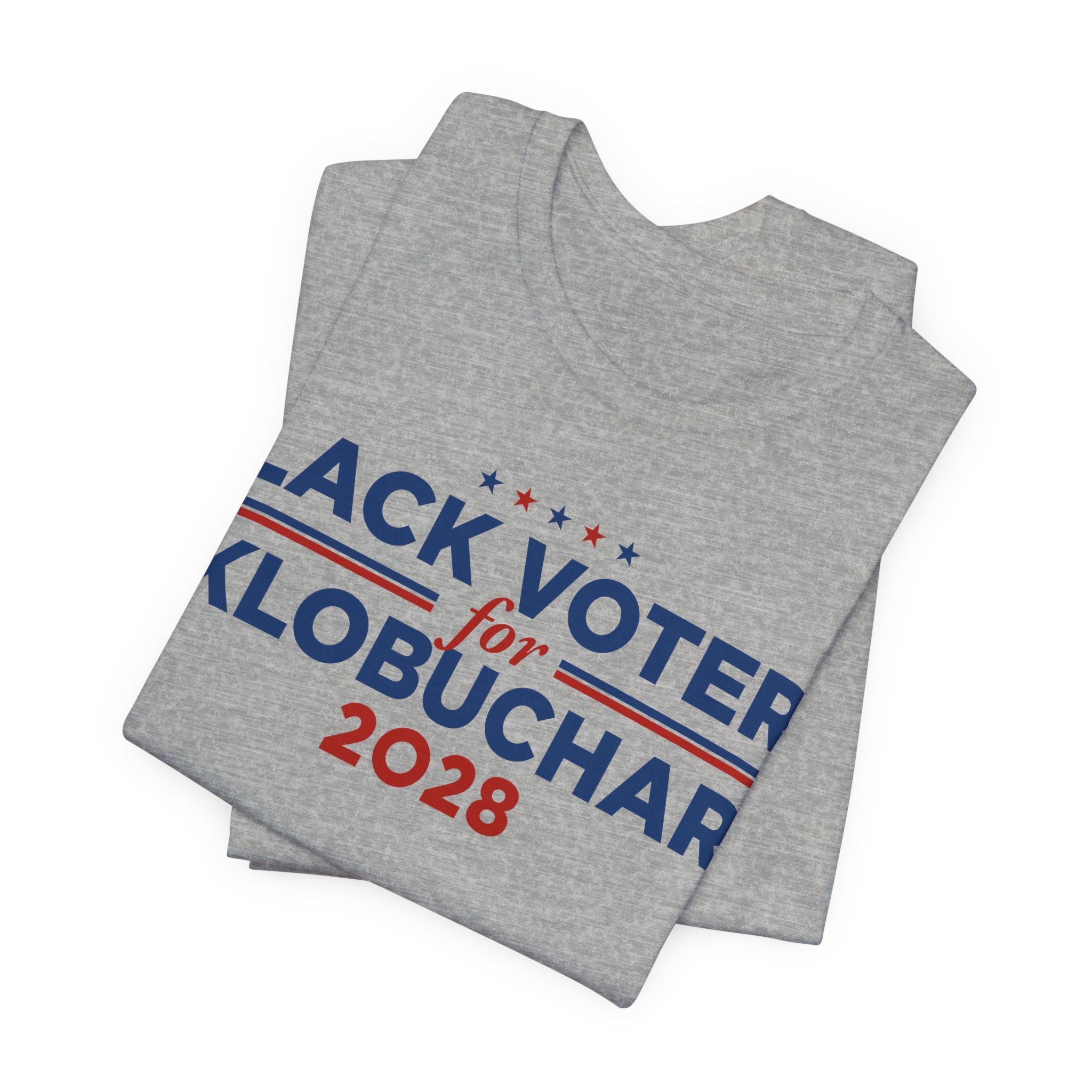 Black Voters for Amy Klobuchar Campaign T-Shirt for President 2028