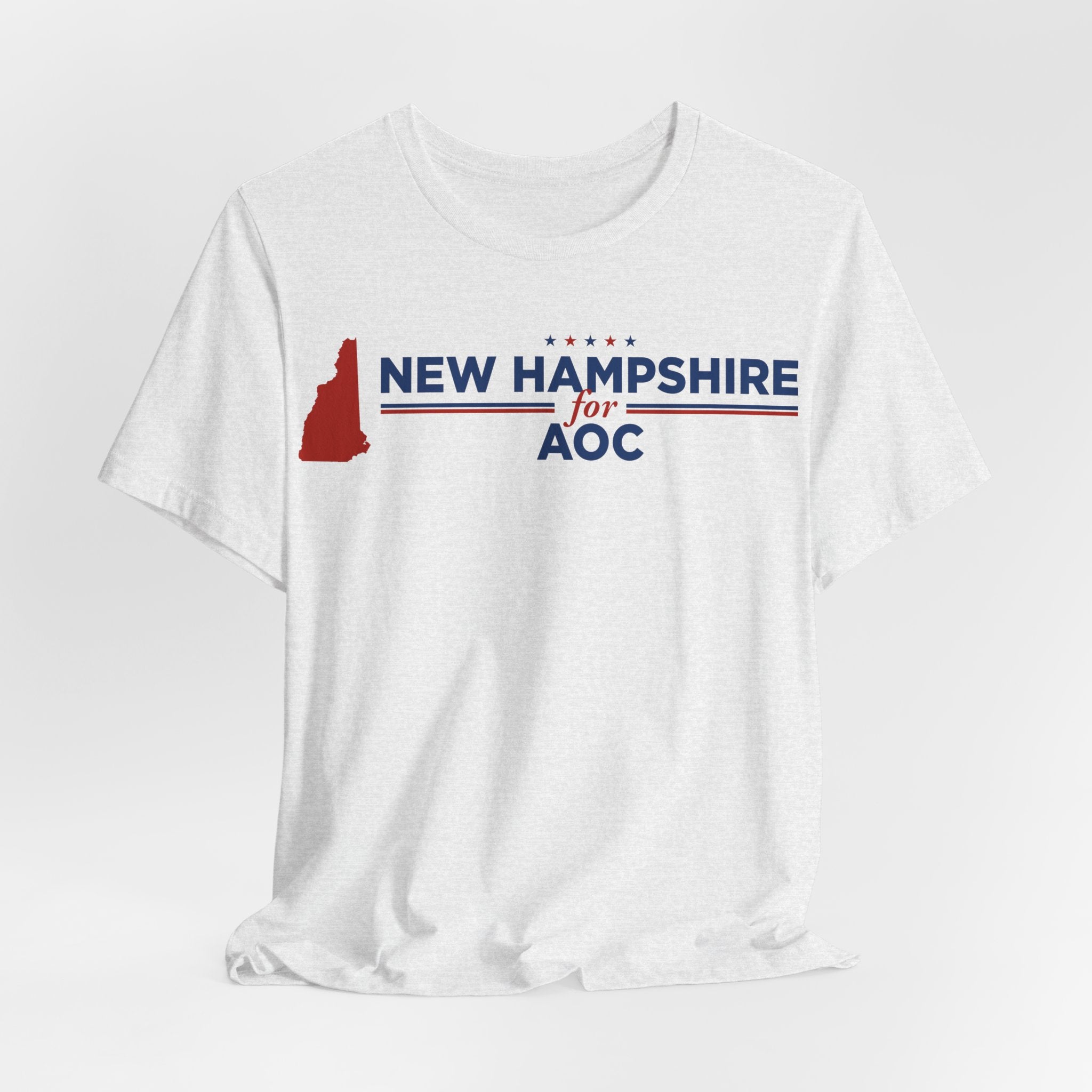 New Hampshire for AOC for President Campaign T-Shirt 2028