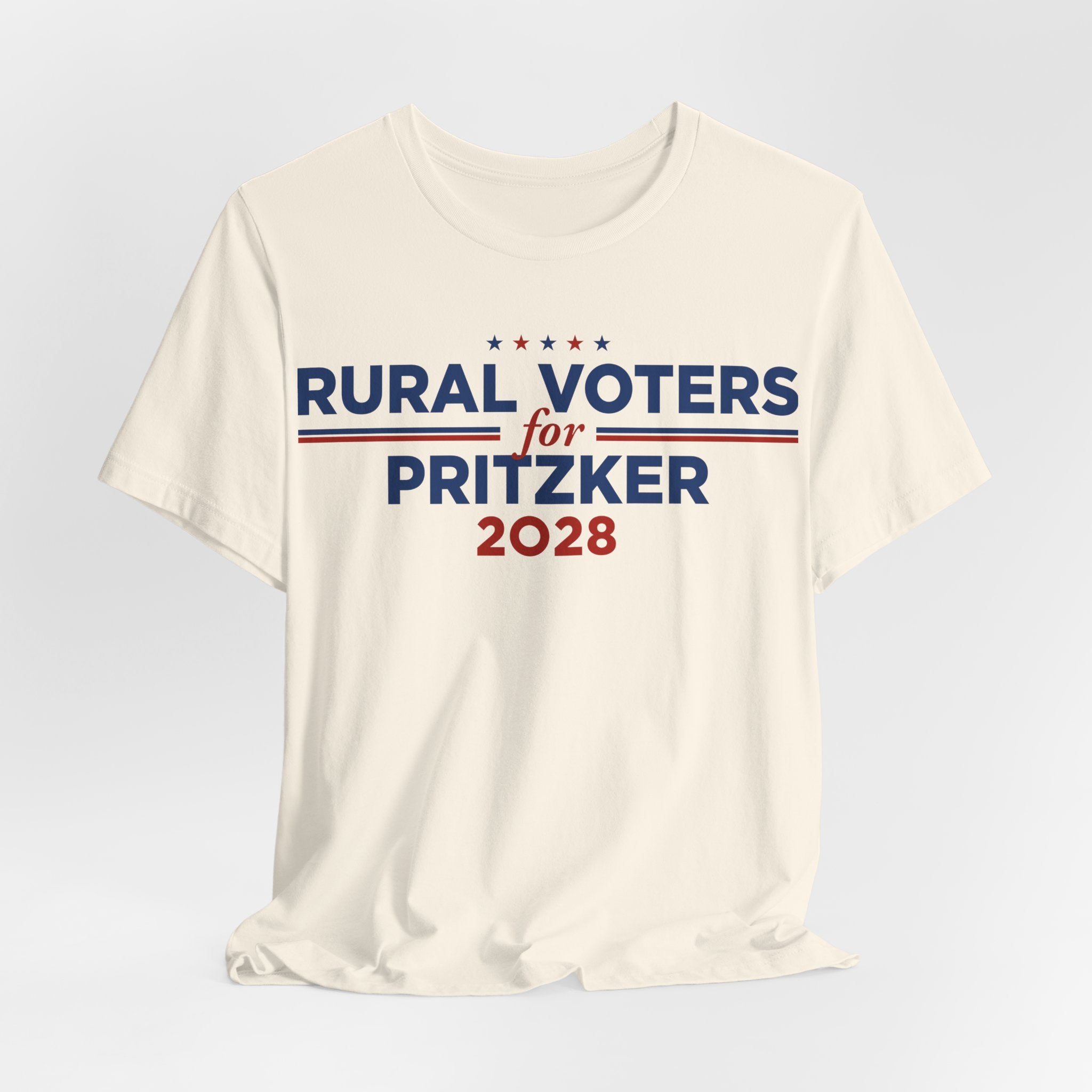 Rural Voters for J.B. Pritzker for President Campaign T-Shirt 2028