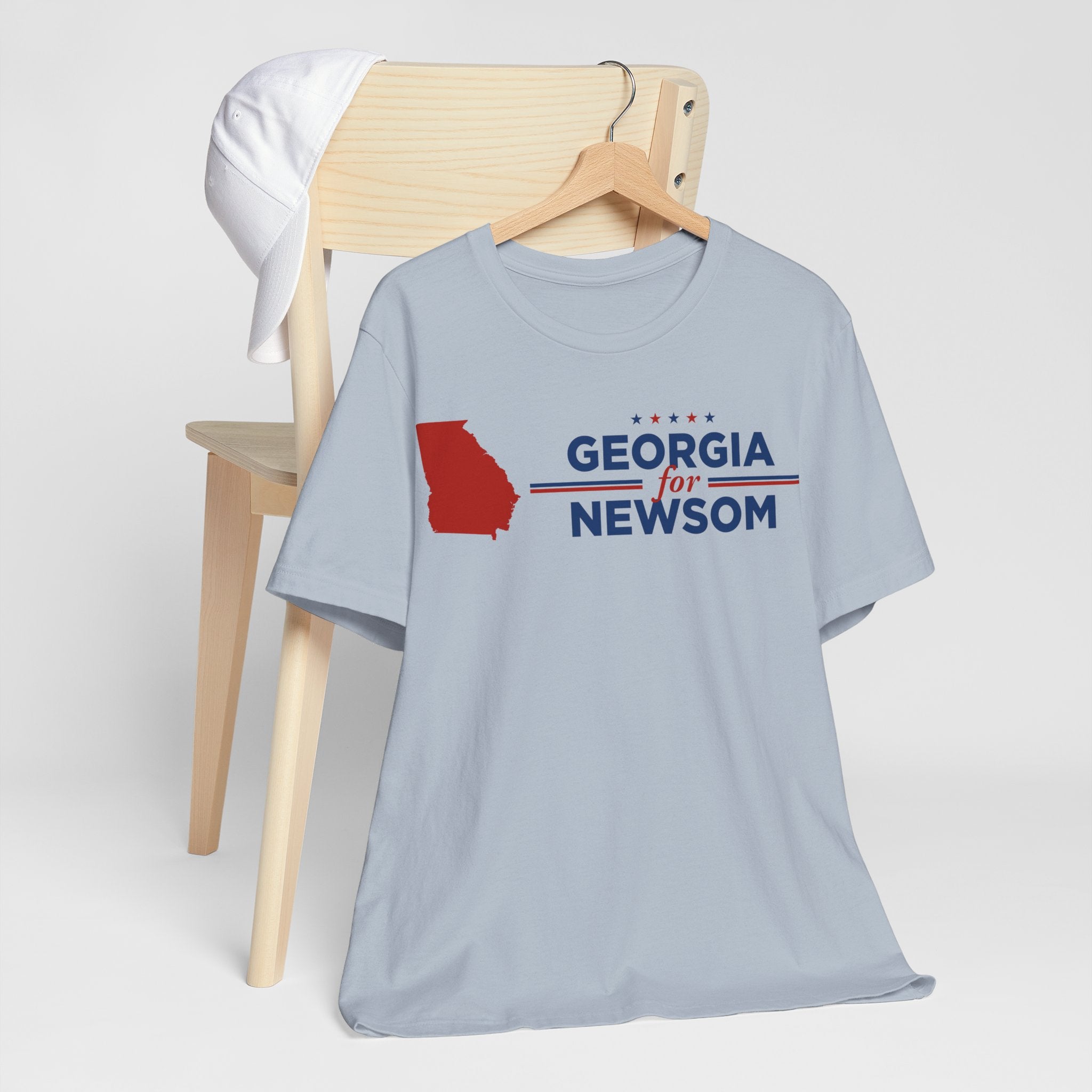 Georgia for Gavin Newsom for President Campaign T-Shirt 2028