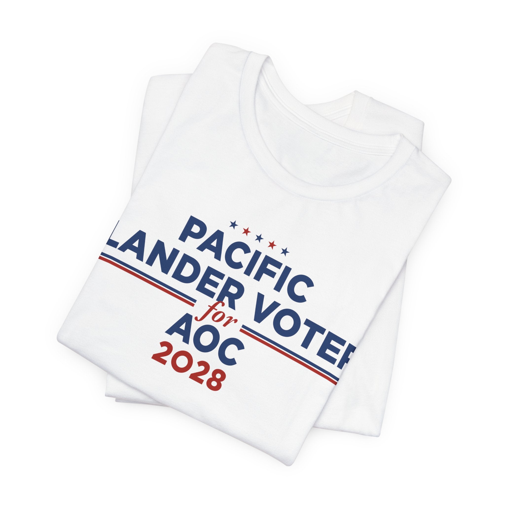 Pacific Islander Voters for AOC for President Campaign T-Shirt 2028