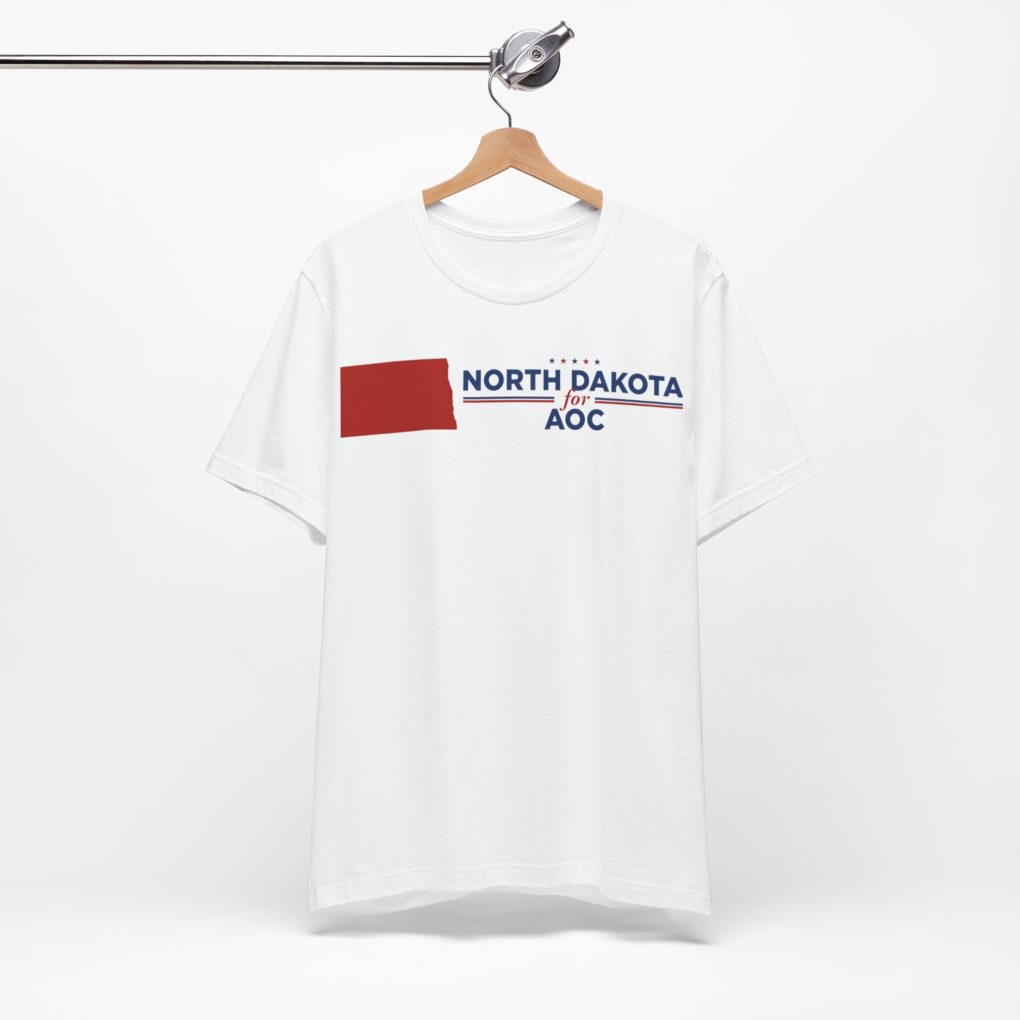 North Dakota for AOC for President Campaign T-Shirt 2028
