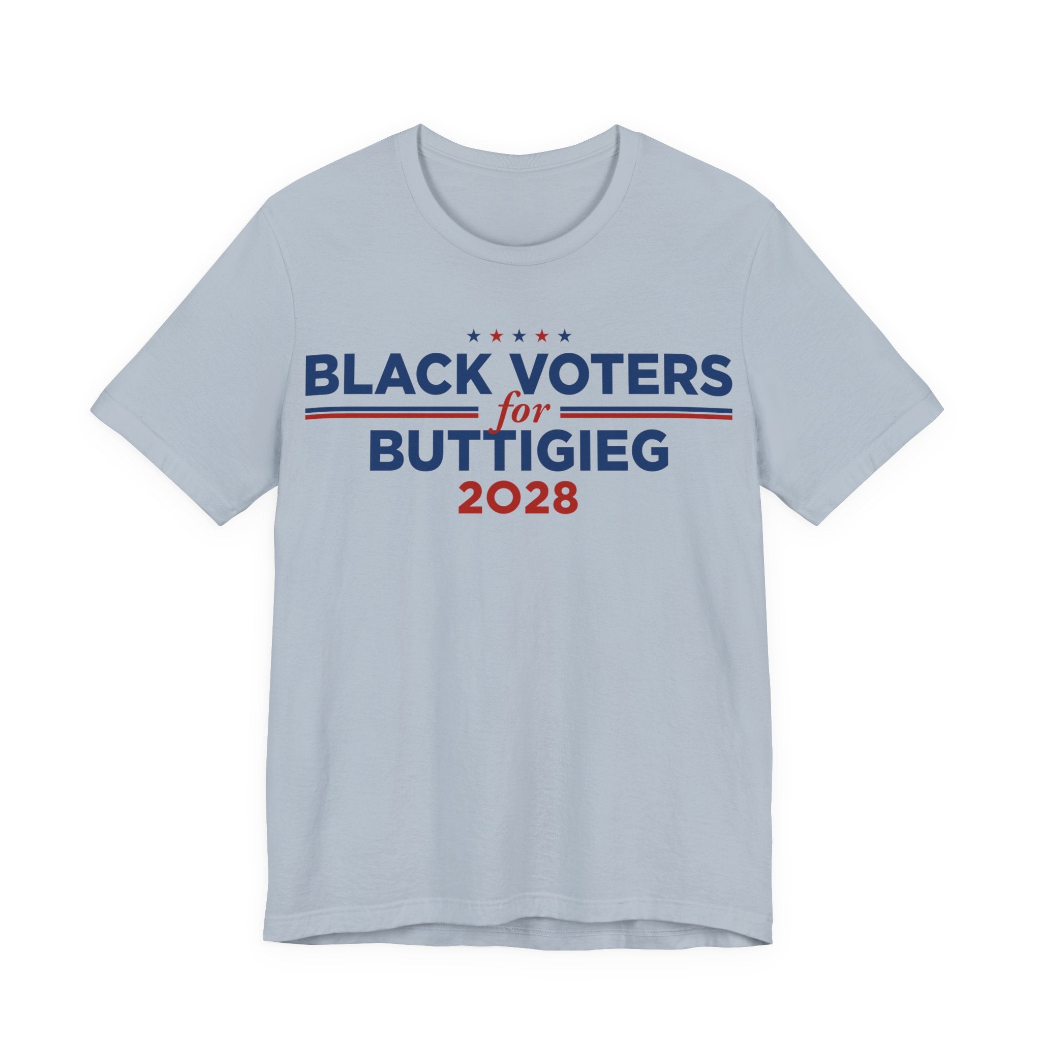 Black Voters for Pete Buttigieg Campaign T-Shirt for President 2028
