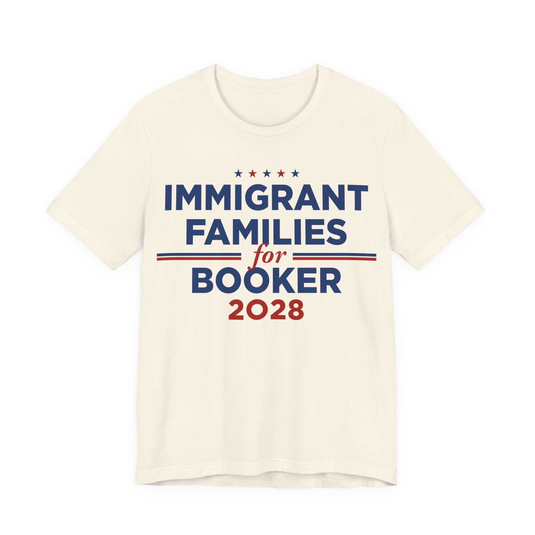 Immigrant Families for Cory Booker for President Campaign T-Shirt 2028