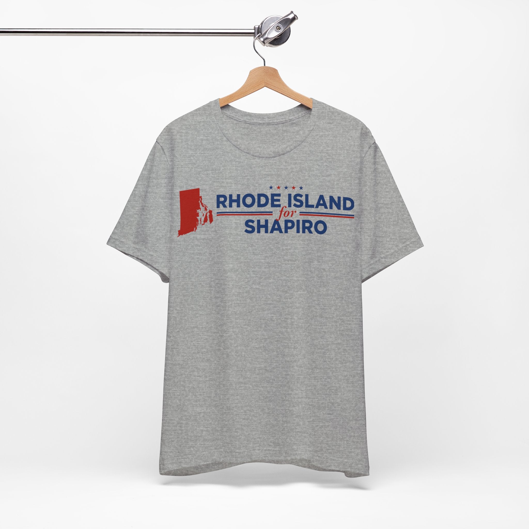 Rhode Island for Josh Shapiro for President Campaign T-Shirt 2028