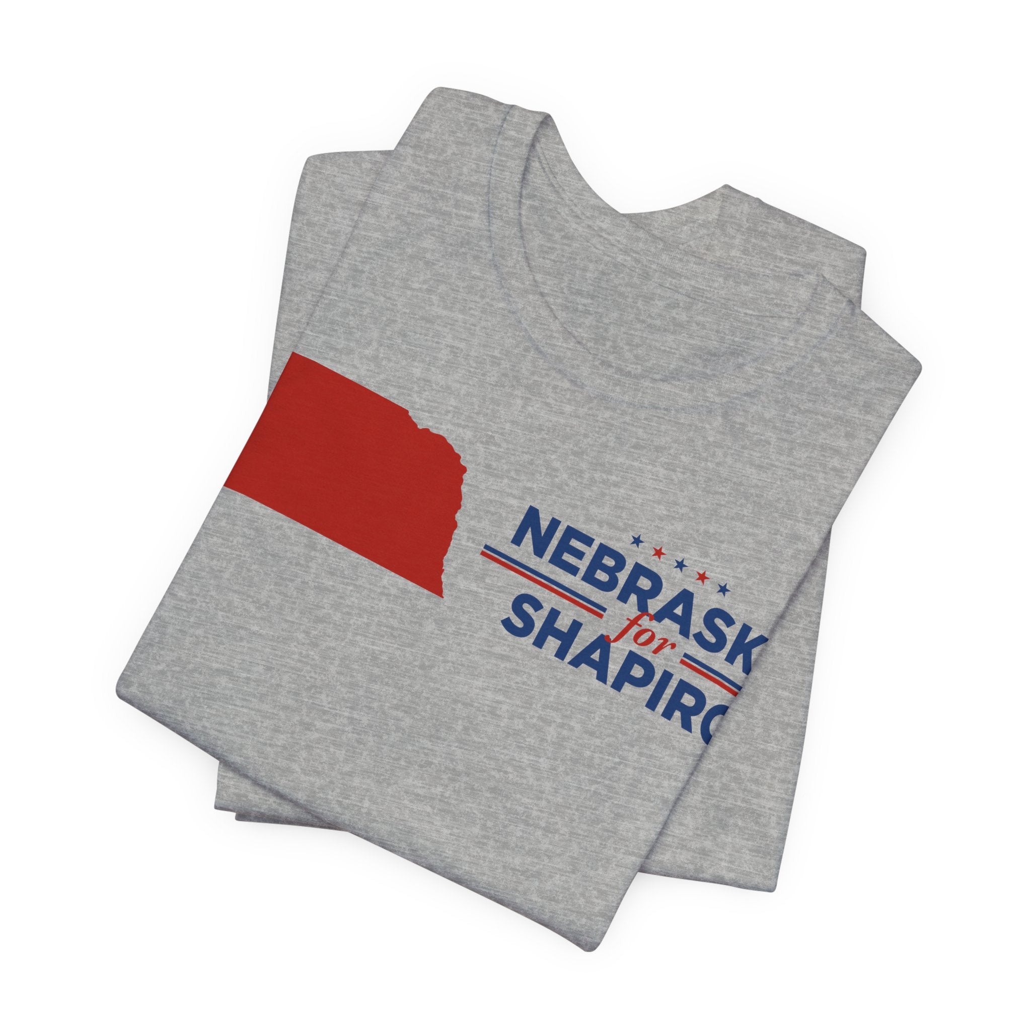 Nebraska for Josh Shapiro for President Campaign T-Shirt 2028