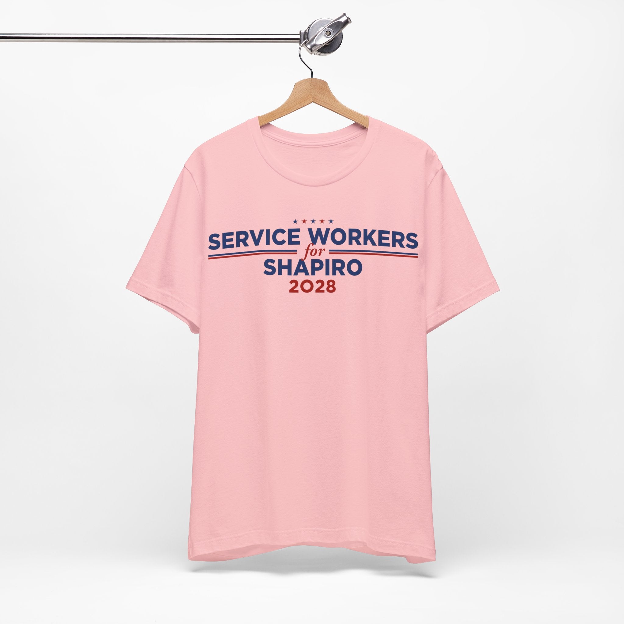 Service Workers for Josh Shapiro for President Campaign T-Shirt 2028
