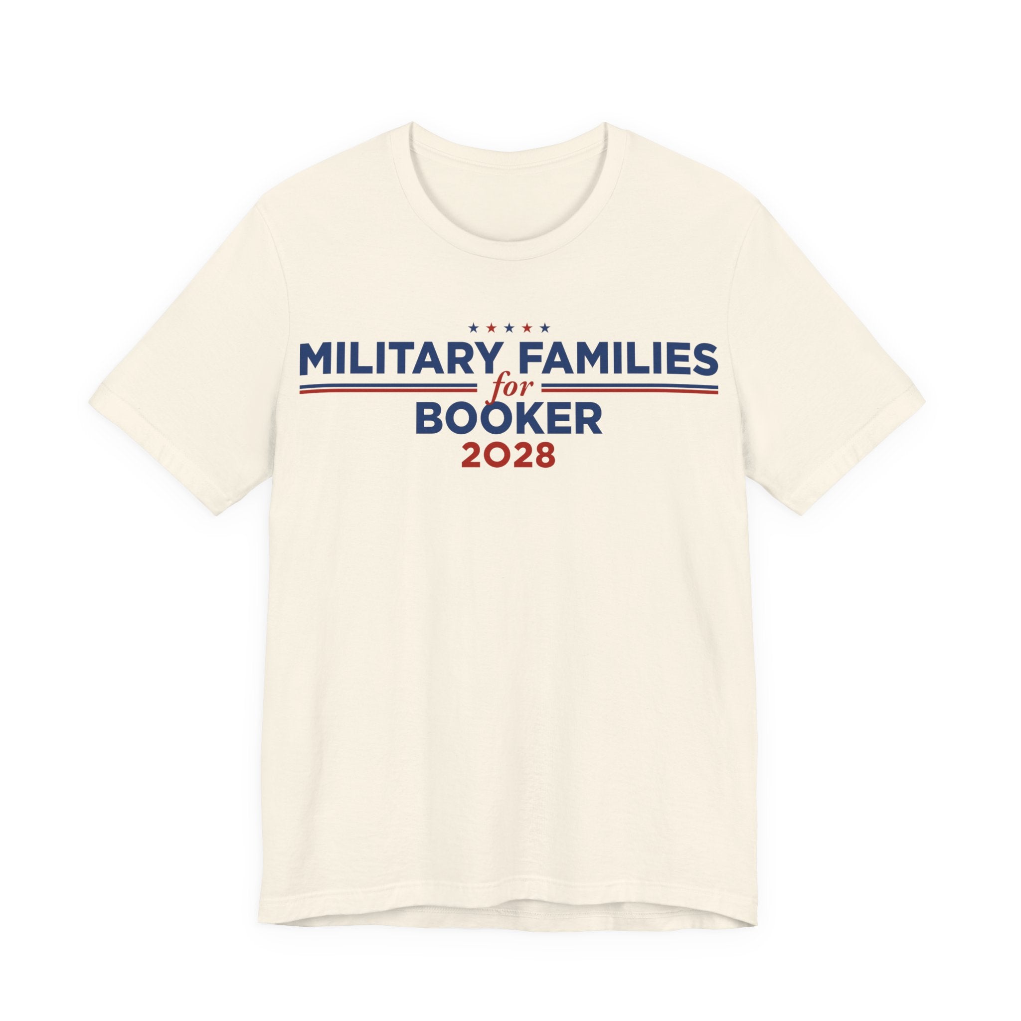 Military Families for Cory Booker for President Campaign T-Shirt 2028