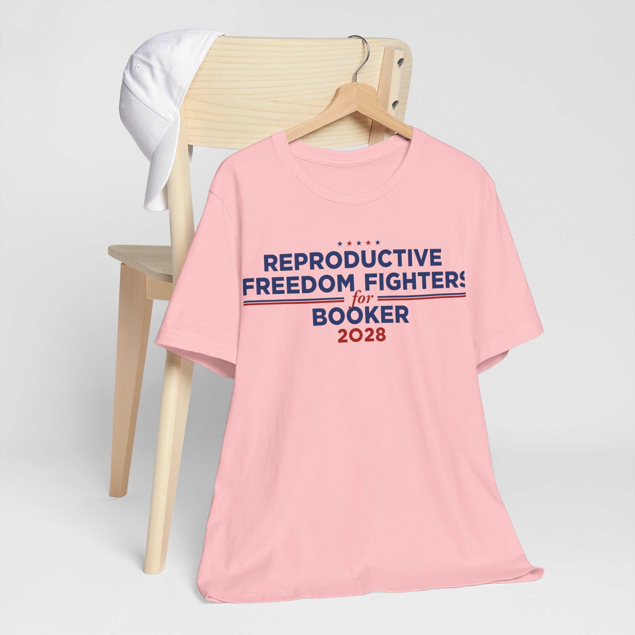 Reproductive Freedom Fighters for Cory Booker for President Campaign T-Shirt 2028