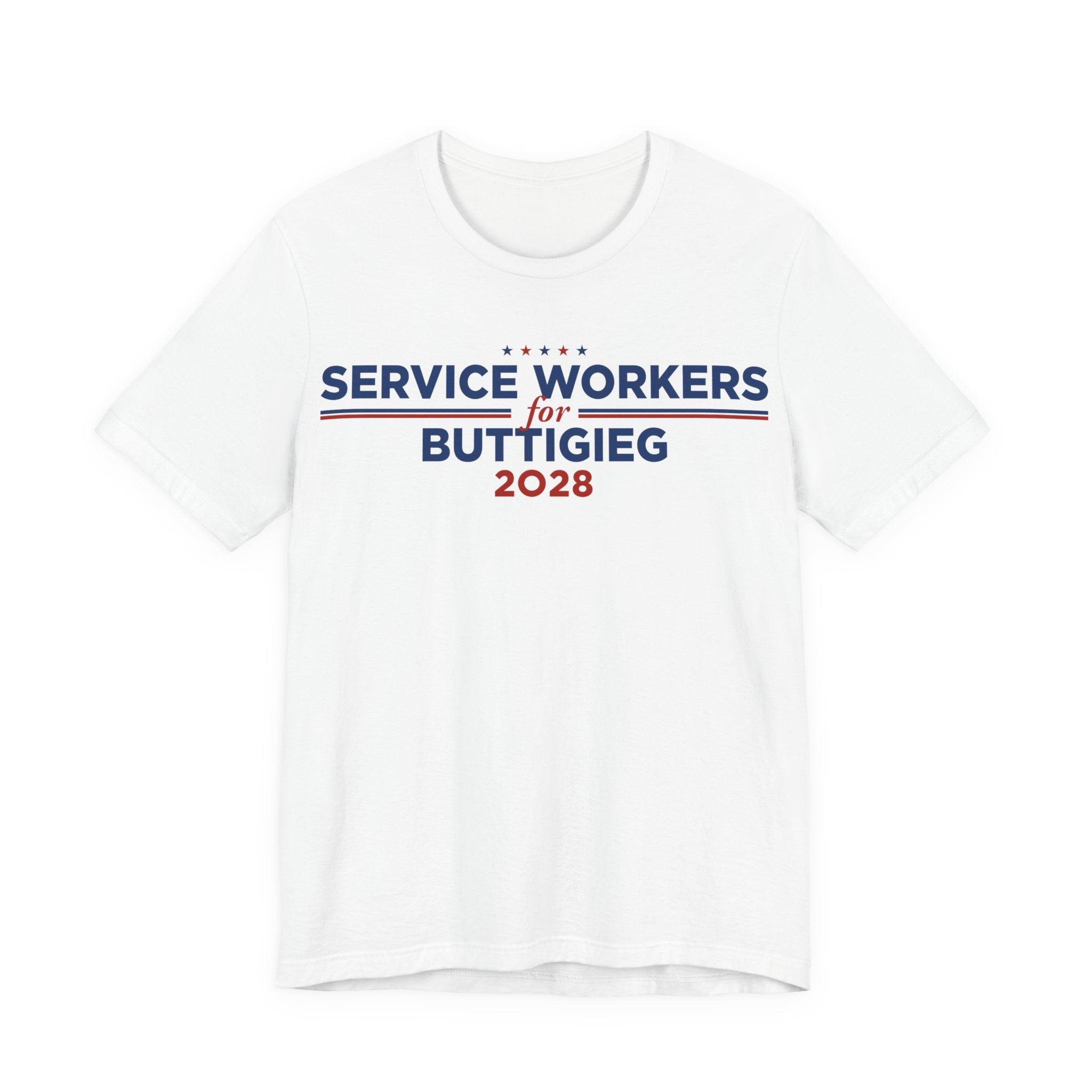 Service Workers for Pete Buttigieg for President Campaign T-Shirt 2028