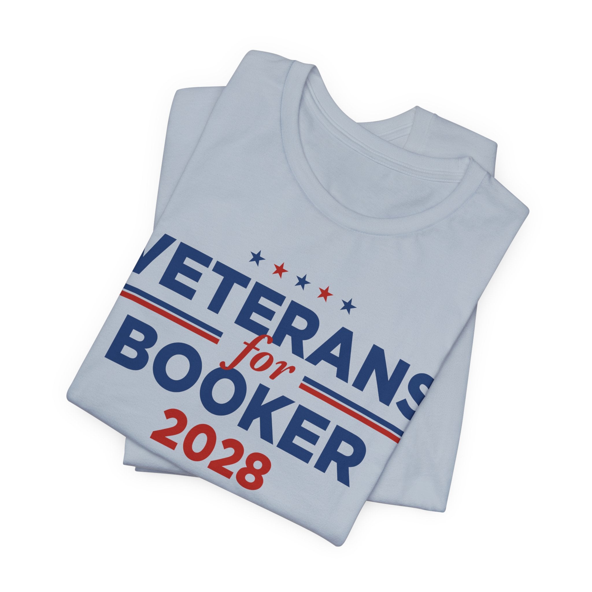Veterans for Cory Booker for President Campaign T-Shirt 2028
