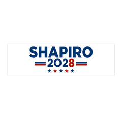 Josh Shapiro 2028 Bumper Sticker — Political Campaign Sticker