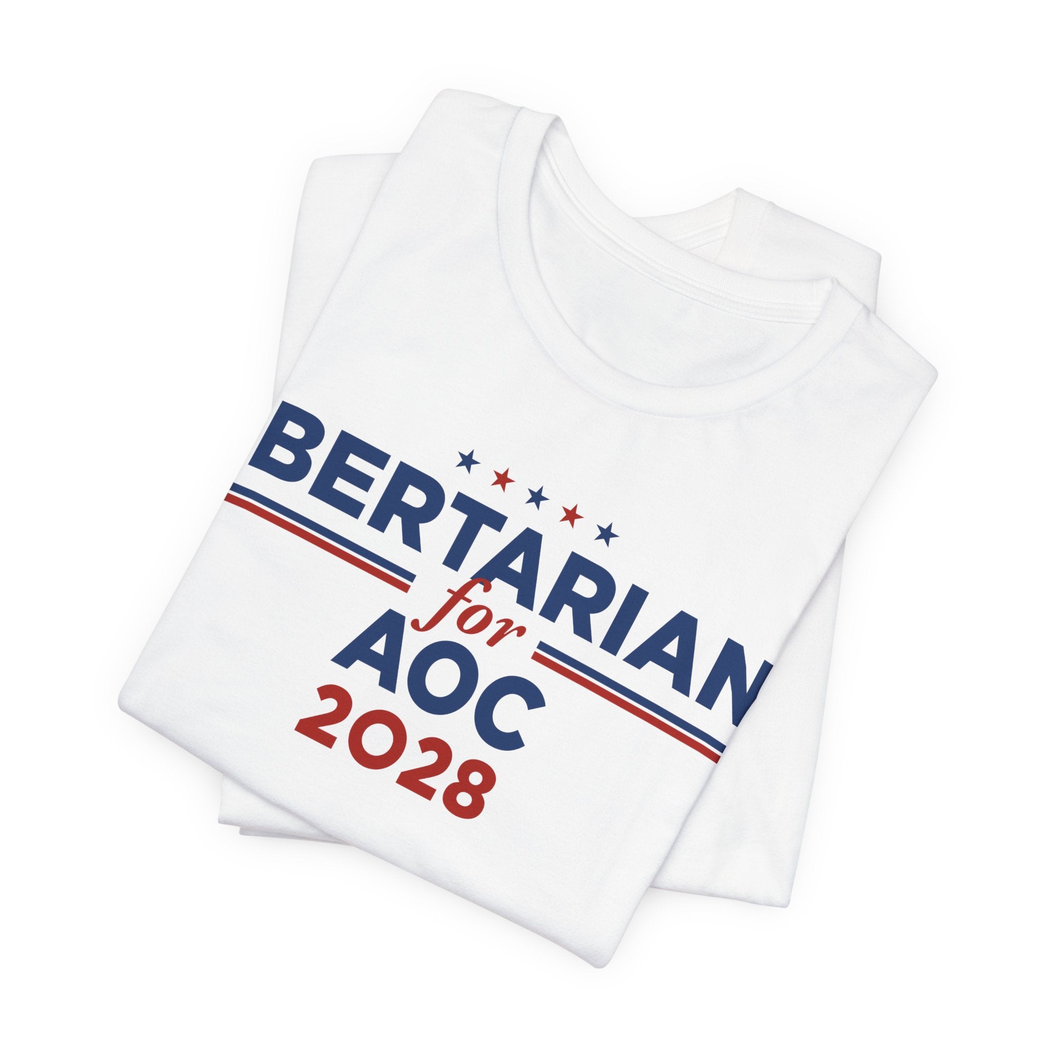 Libertarians for AOC for President Campaign T-Shirt 2028
