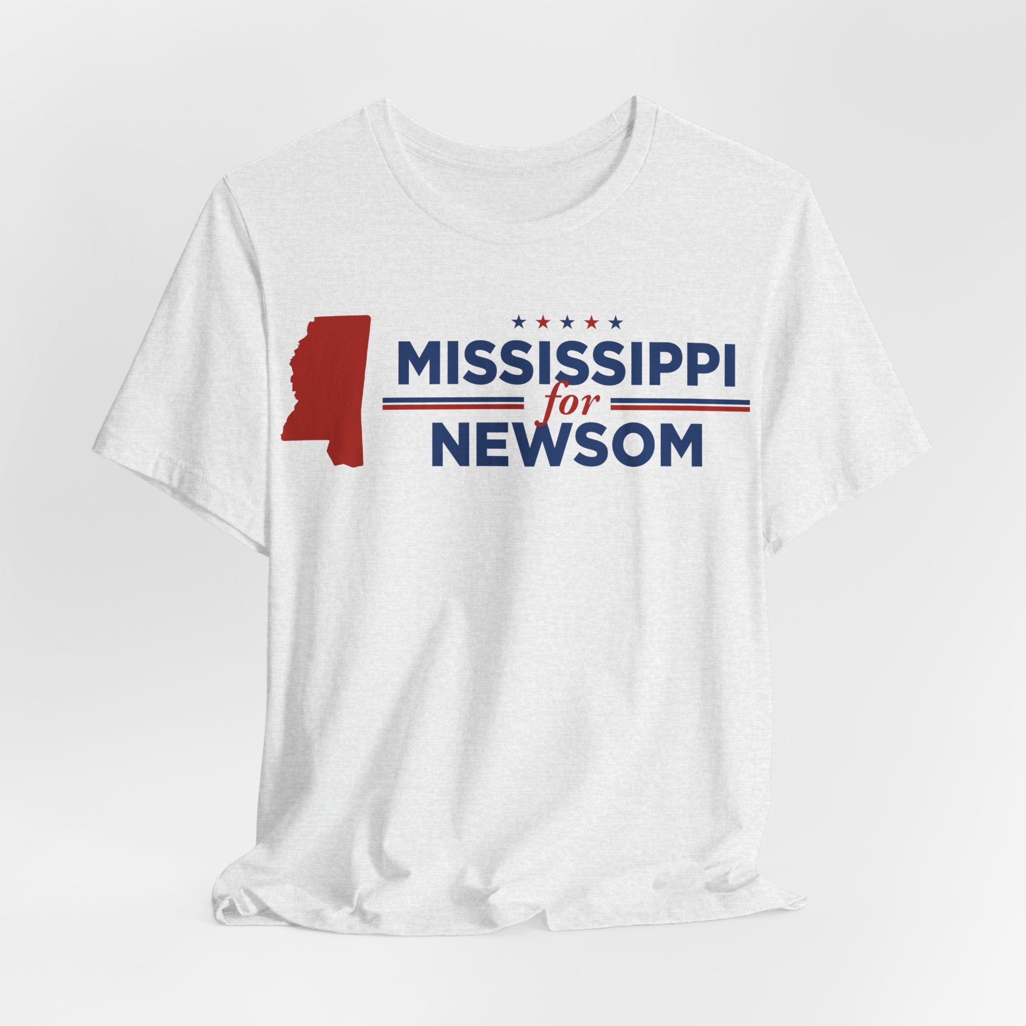 Mississippi for Gavin Newsom for President Campaign T-Shirt 2028