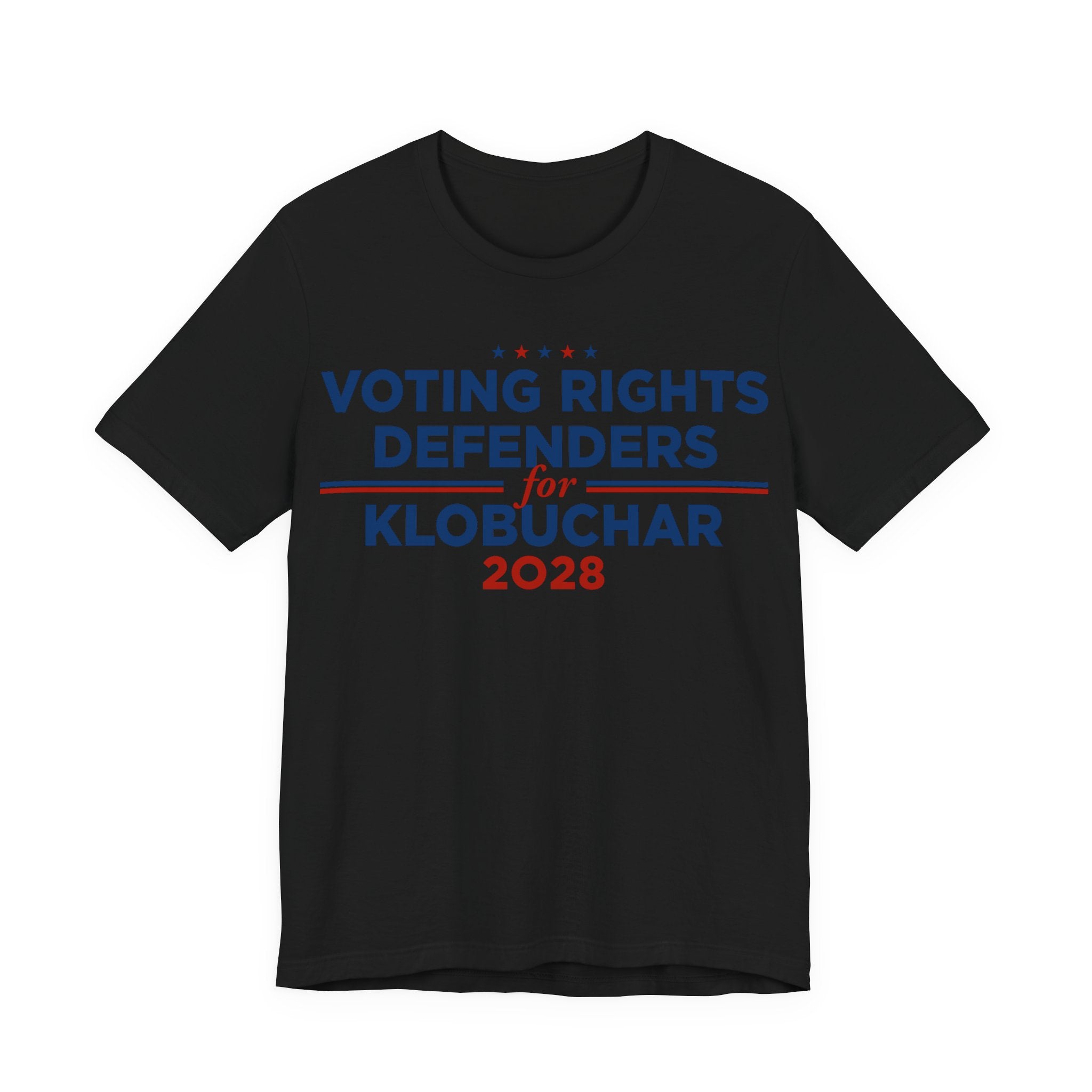 Voting Rights Defenders for Amy Klobuchar for President Campaign T-Shirt 2028
