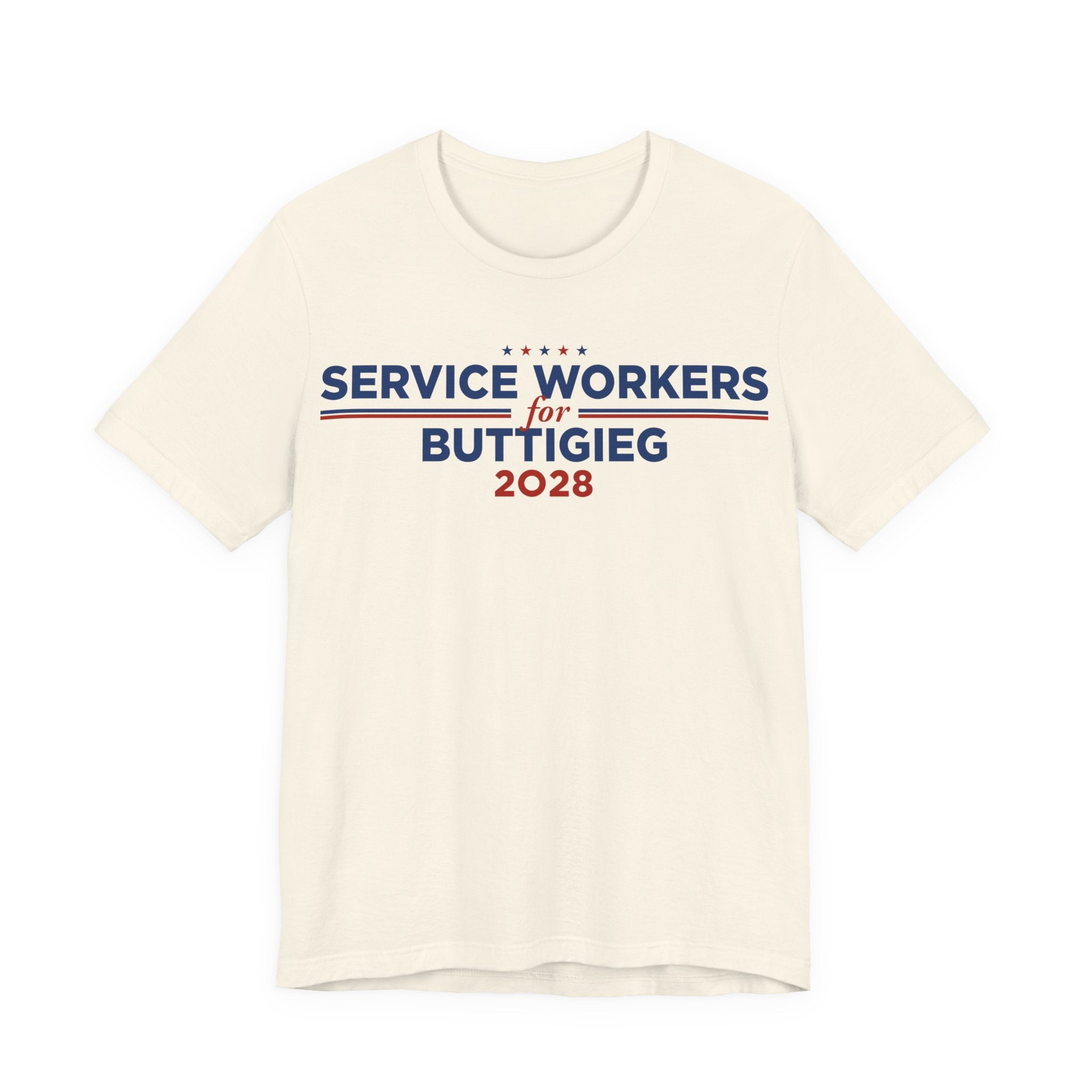 Service Workers for Pete Buttigieg for President Campaign T-Shirt 2028
