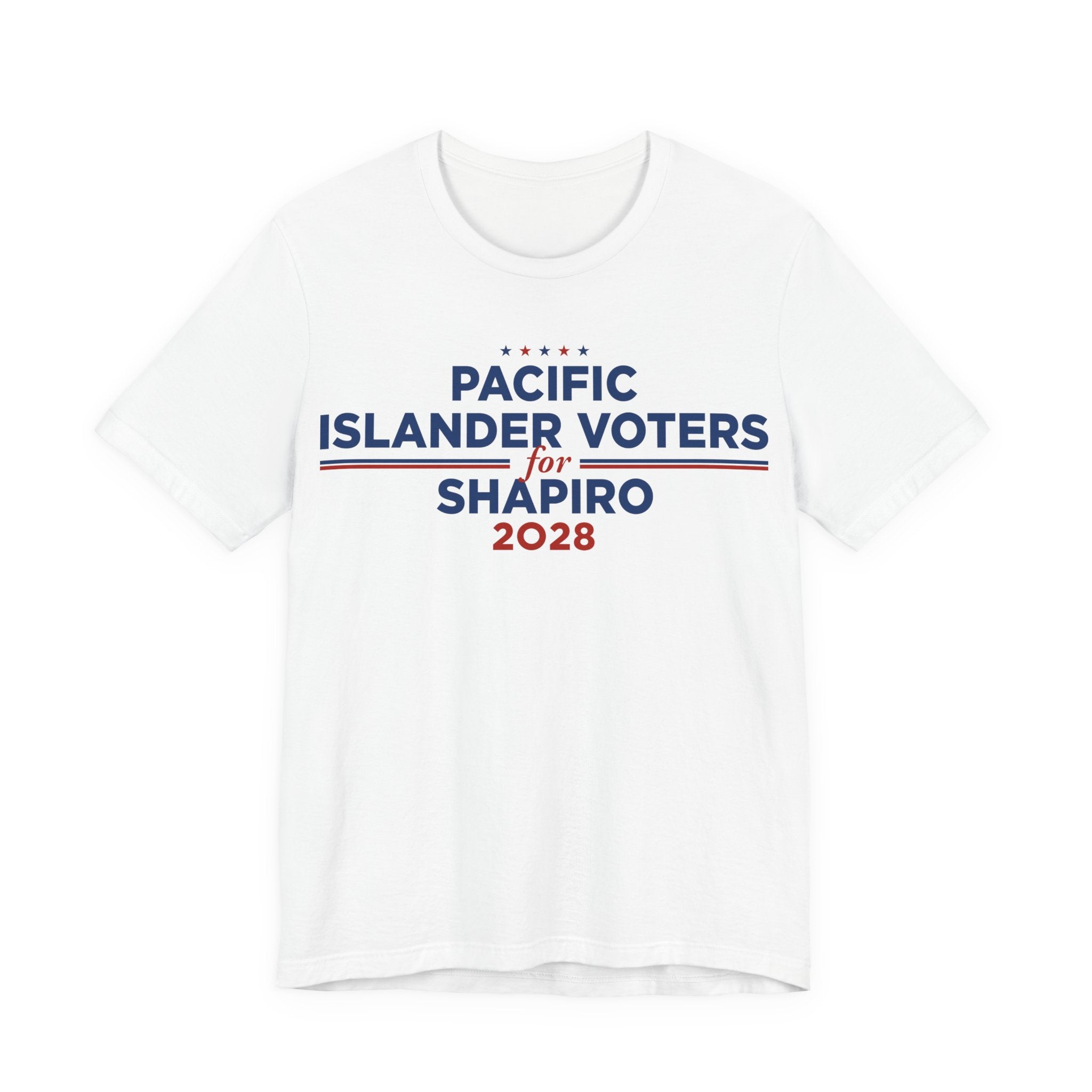 Pacific Islander Voters for Josh Shapiro for President Campaign T-Shirt 2028