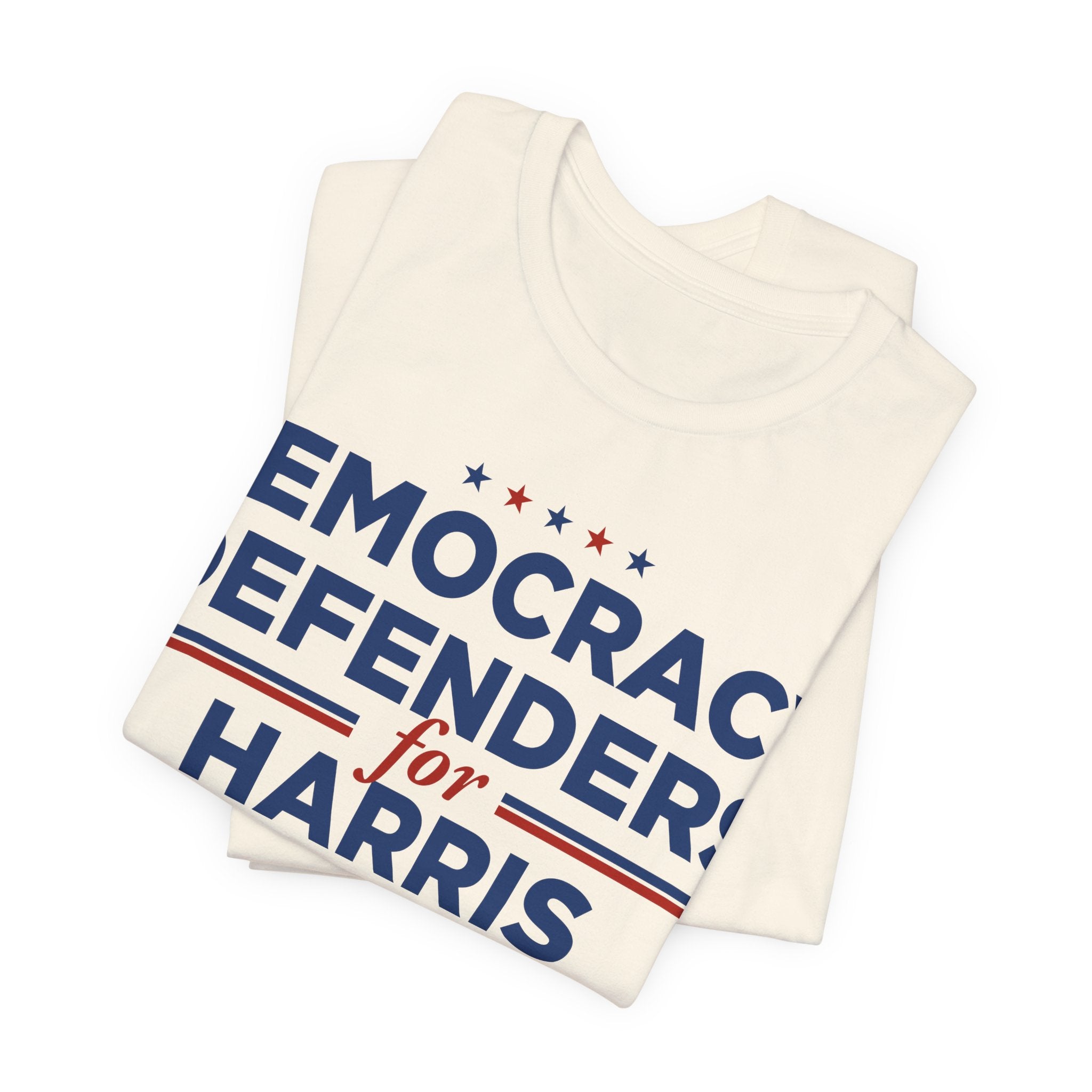 Democracy Defenders for Harris 2028 T-Shirt | Bella+Canvas 3001 Political Graphic Tee