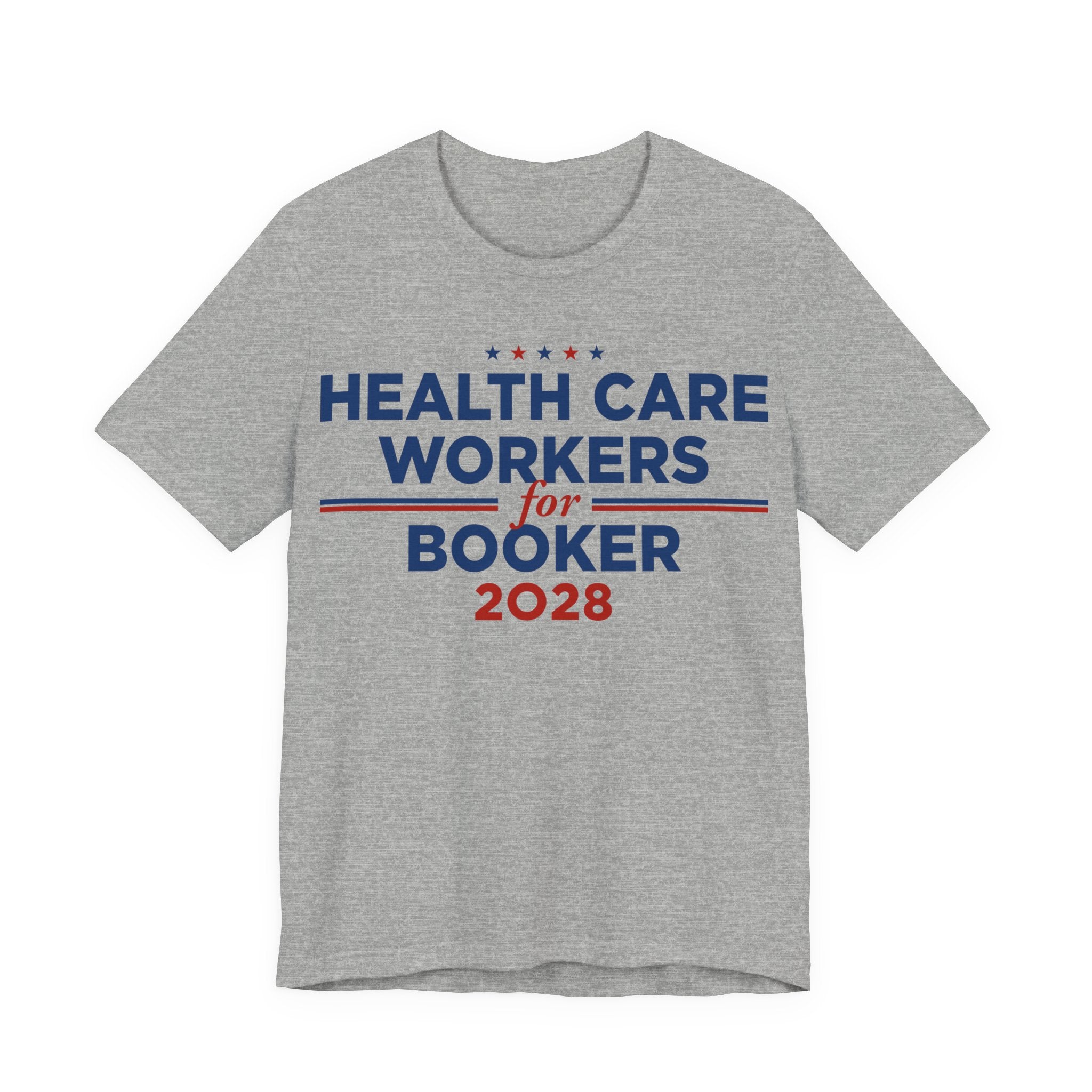 Health Care Workers for Cory Booker for President Campaign T-Shirt 2028