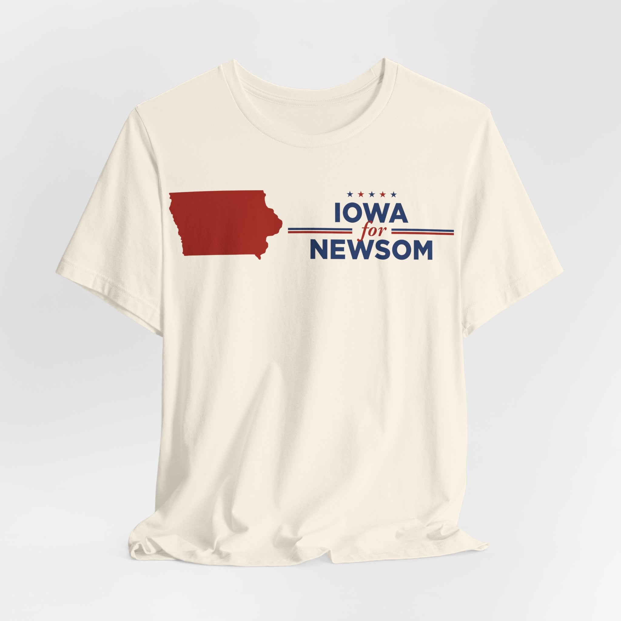 Iowa for Gavin Newsom for President Campaign T-Shirt 2028