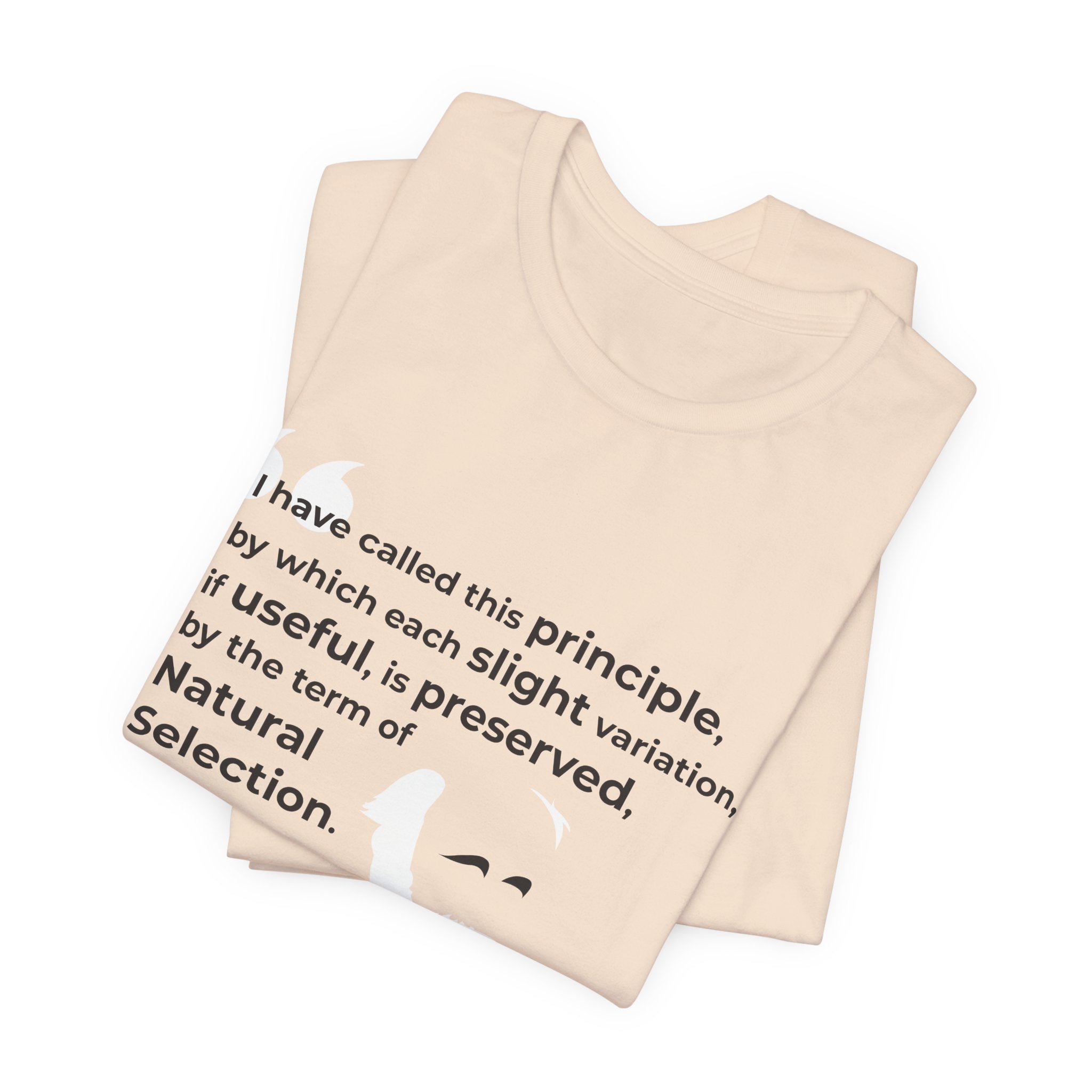 Charles Darwin Natural Selection Unisex Jersey Short Sleeve T-Shirt - Science Enthusiast
