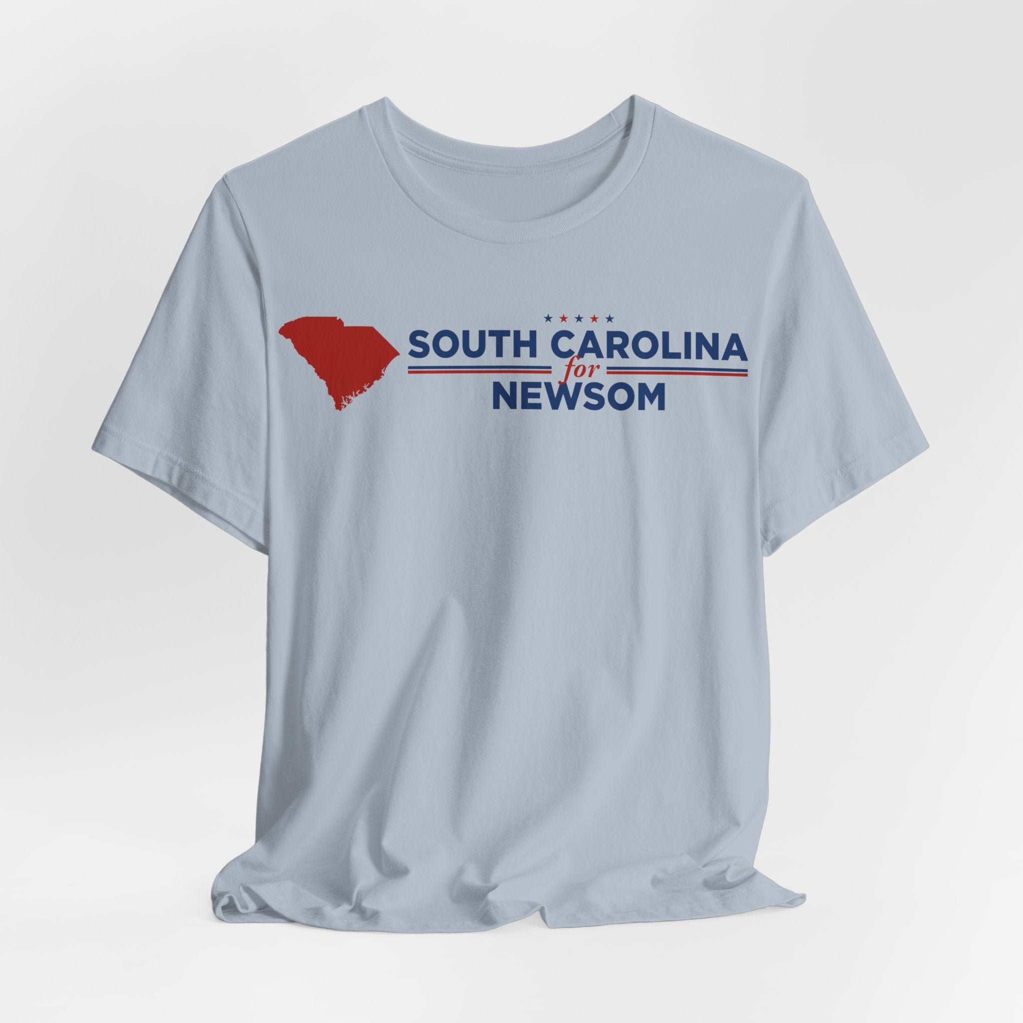 South Carolina for Gavin Newsom for President Campaign T-Shirt 2028