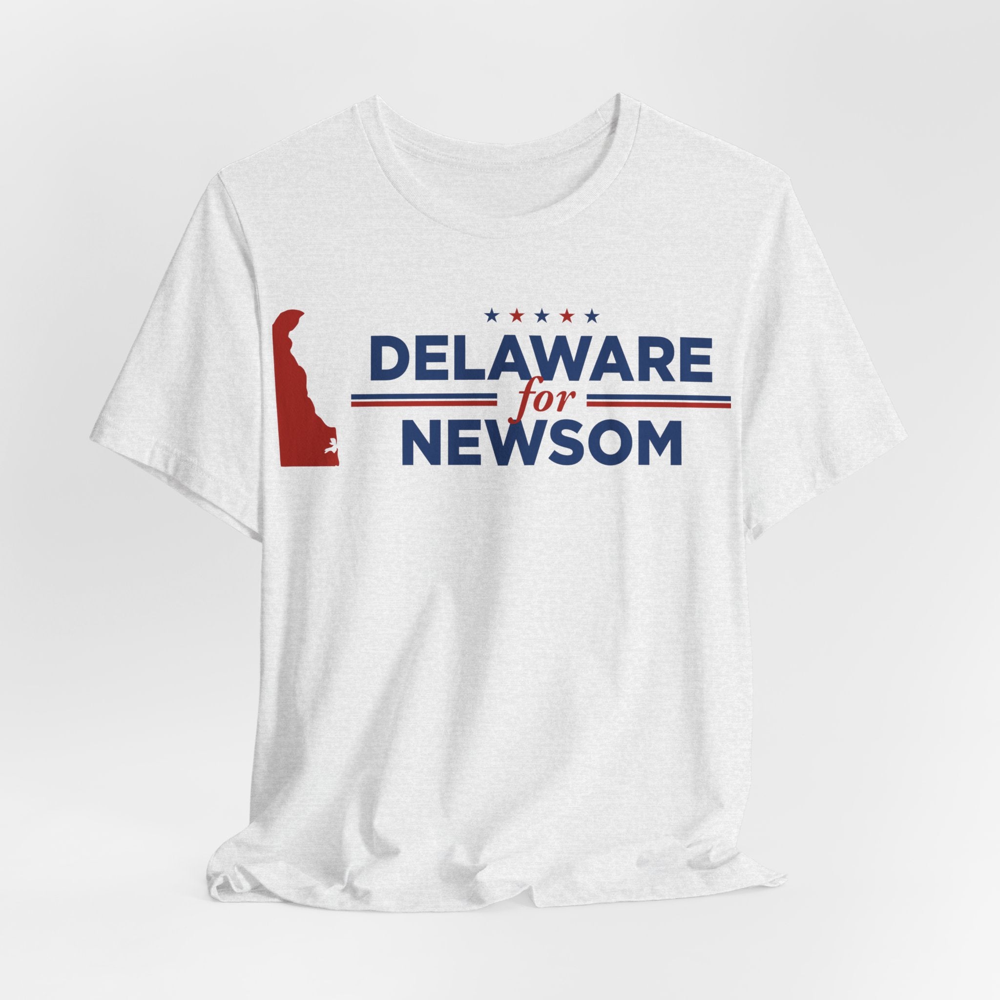 Delaware for Gavin Newsom for President Campaign T-Shirt 2028