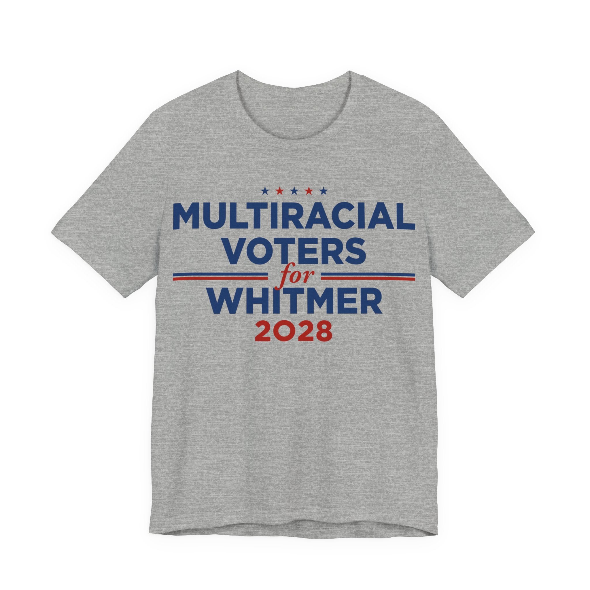 Multiracial Voters for Gretchen Whitmer for President Campaign T-Shirt 2028