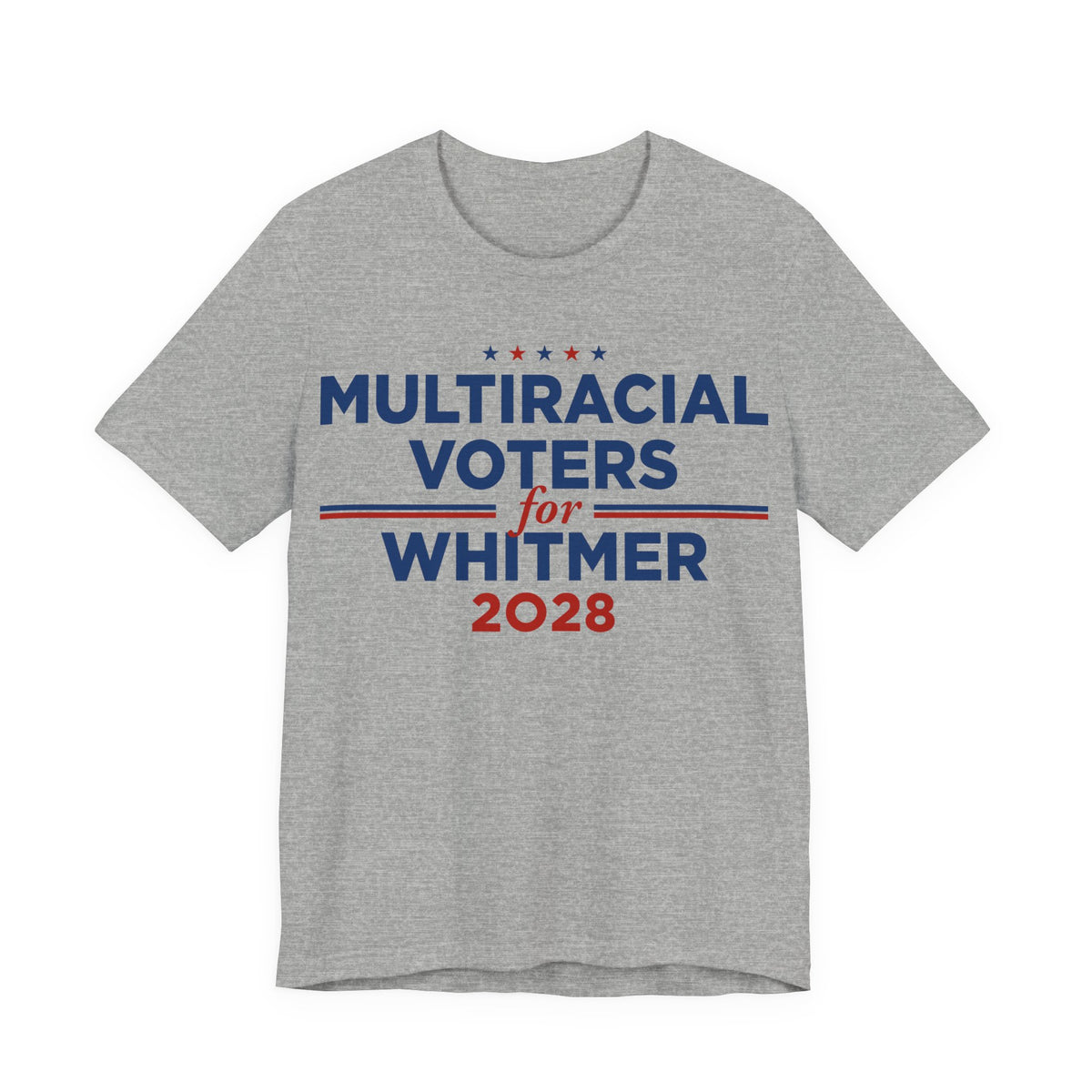 Multiracial Voters for Gretchen Whitmer for President Campaign T-Shirt 2028