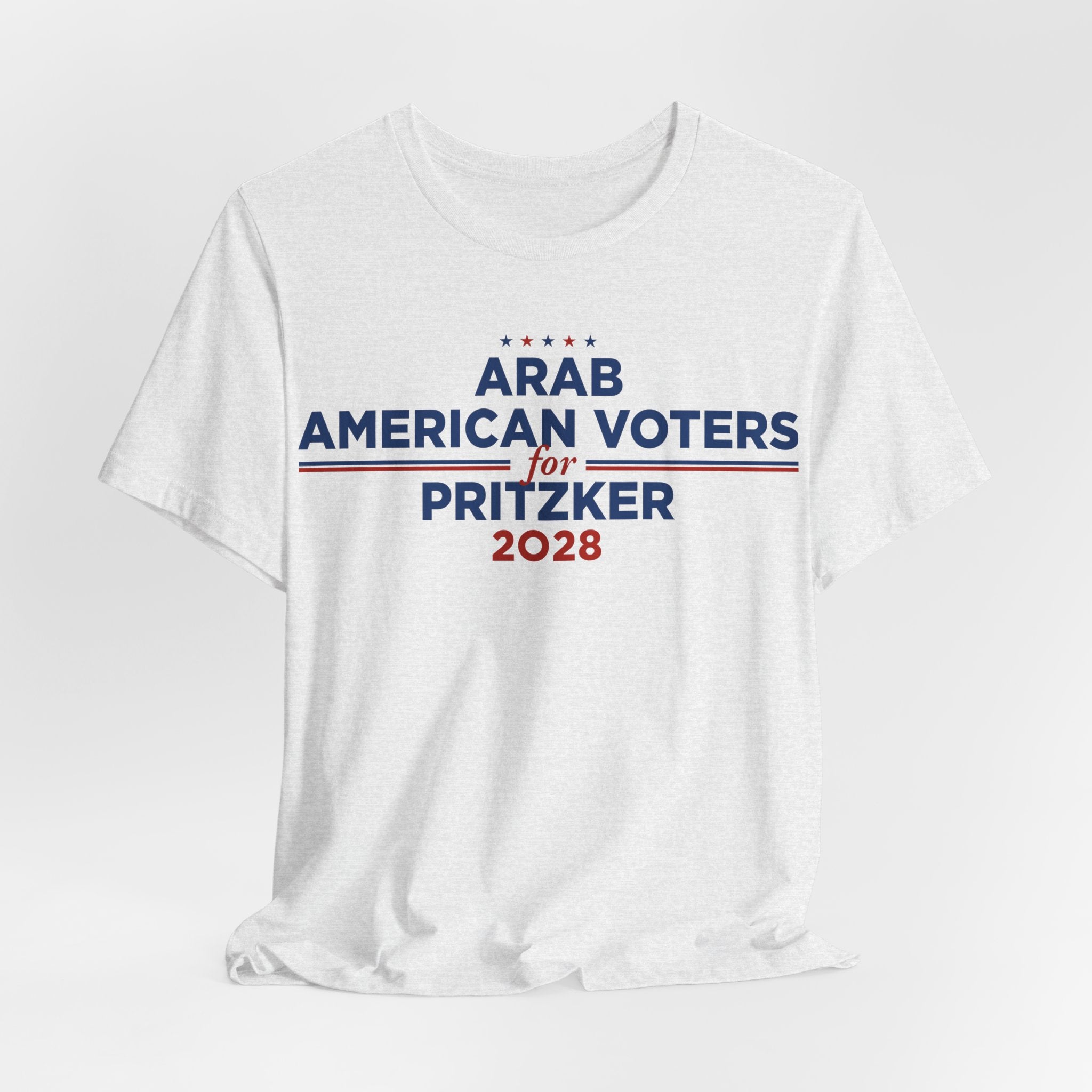 Arab American Voters for J.B. Pritzker for President Campaign T-Shirt 2028