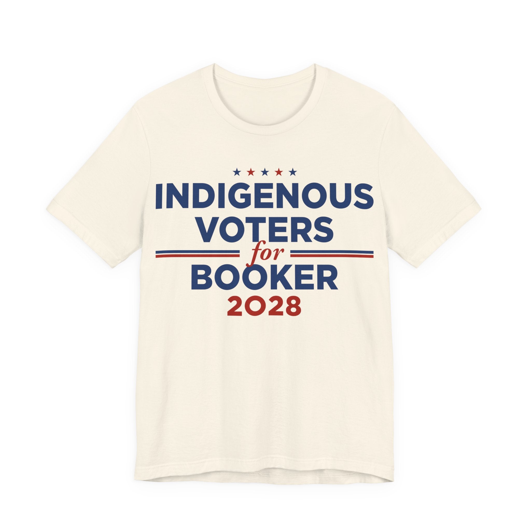 Indigenous Voters / Native Americans for Cory Booker for President Campaign T-Shirt 2028