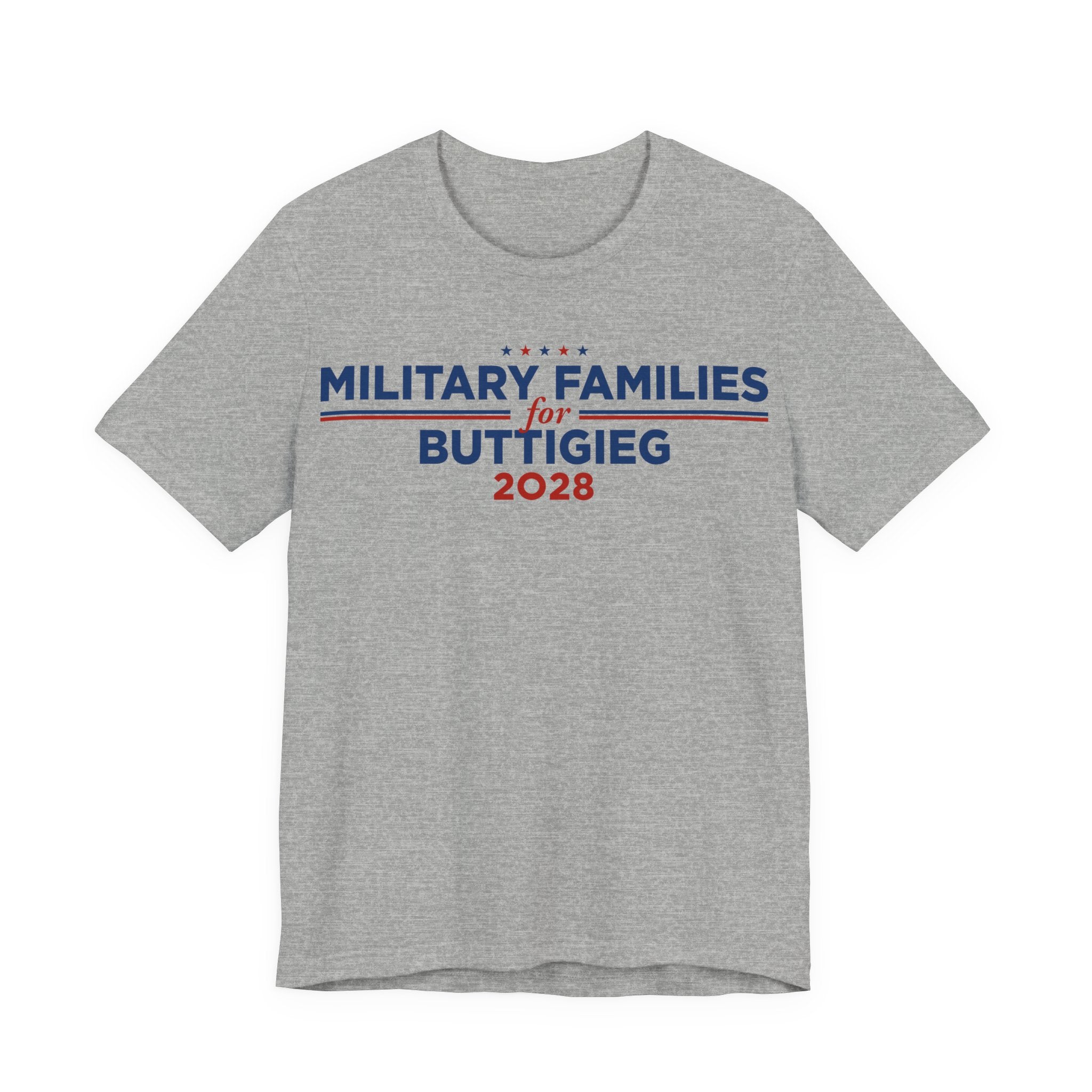 Military Families for Pete Buttigieg for President Campaign T-Shirt 2028