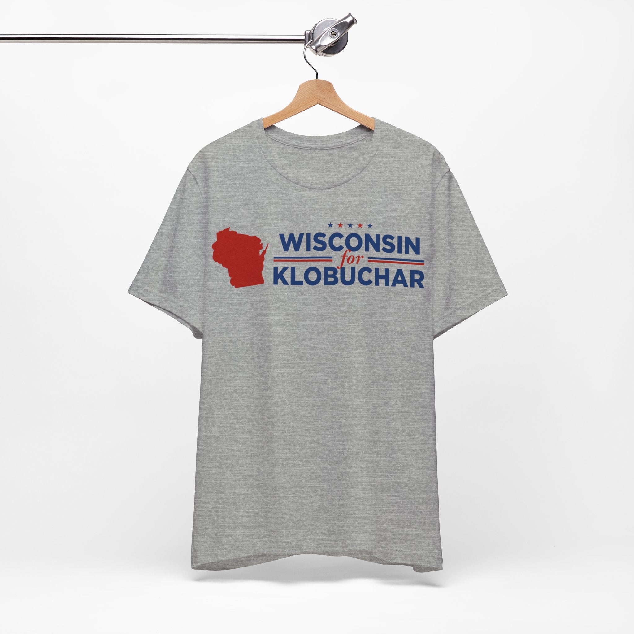 Wisconsin for Amy Klobuchar for President Campaign T-Shirt 2028