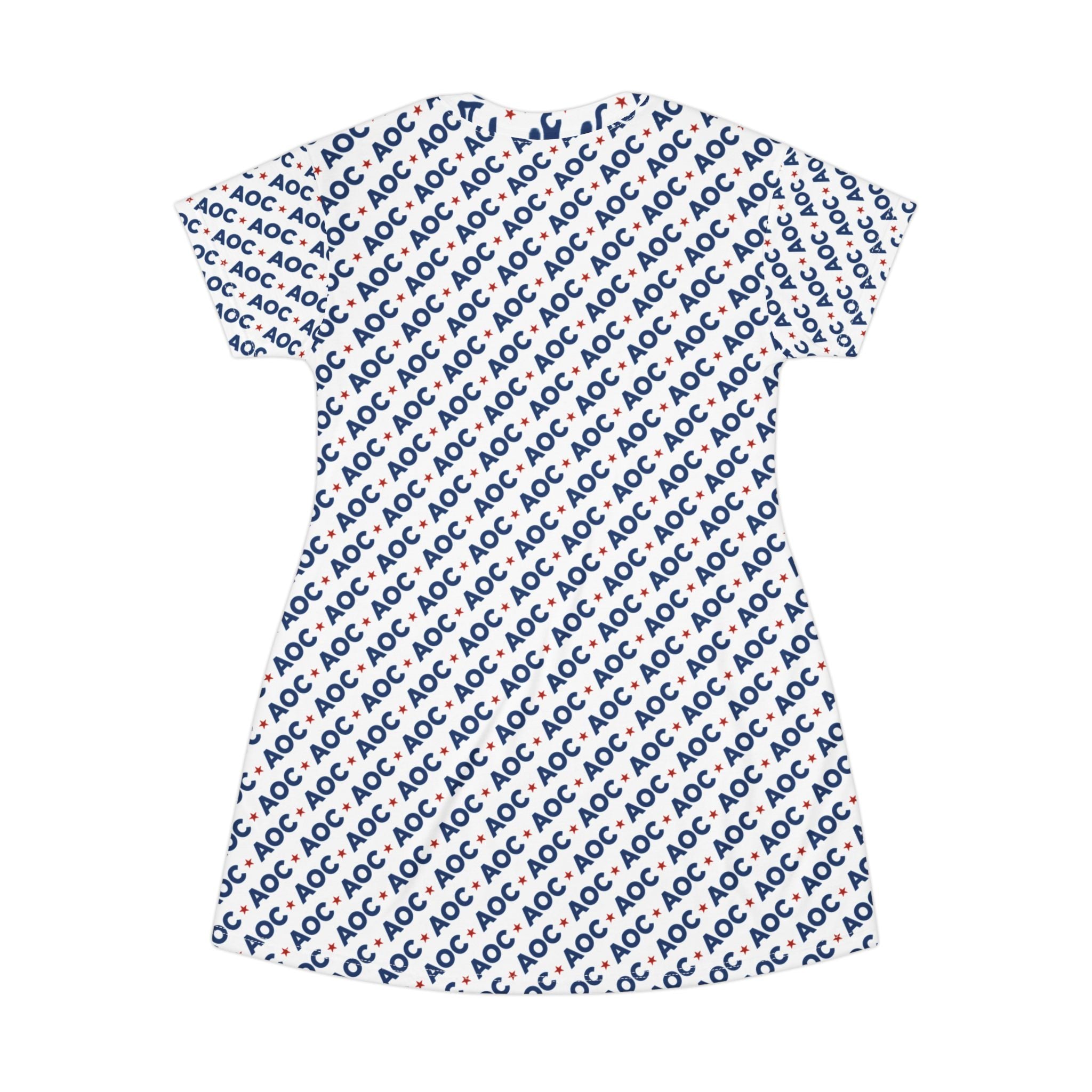 AOC T-Shirt Dress – Political Graphic A-Line Dress