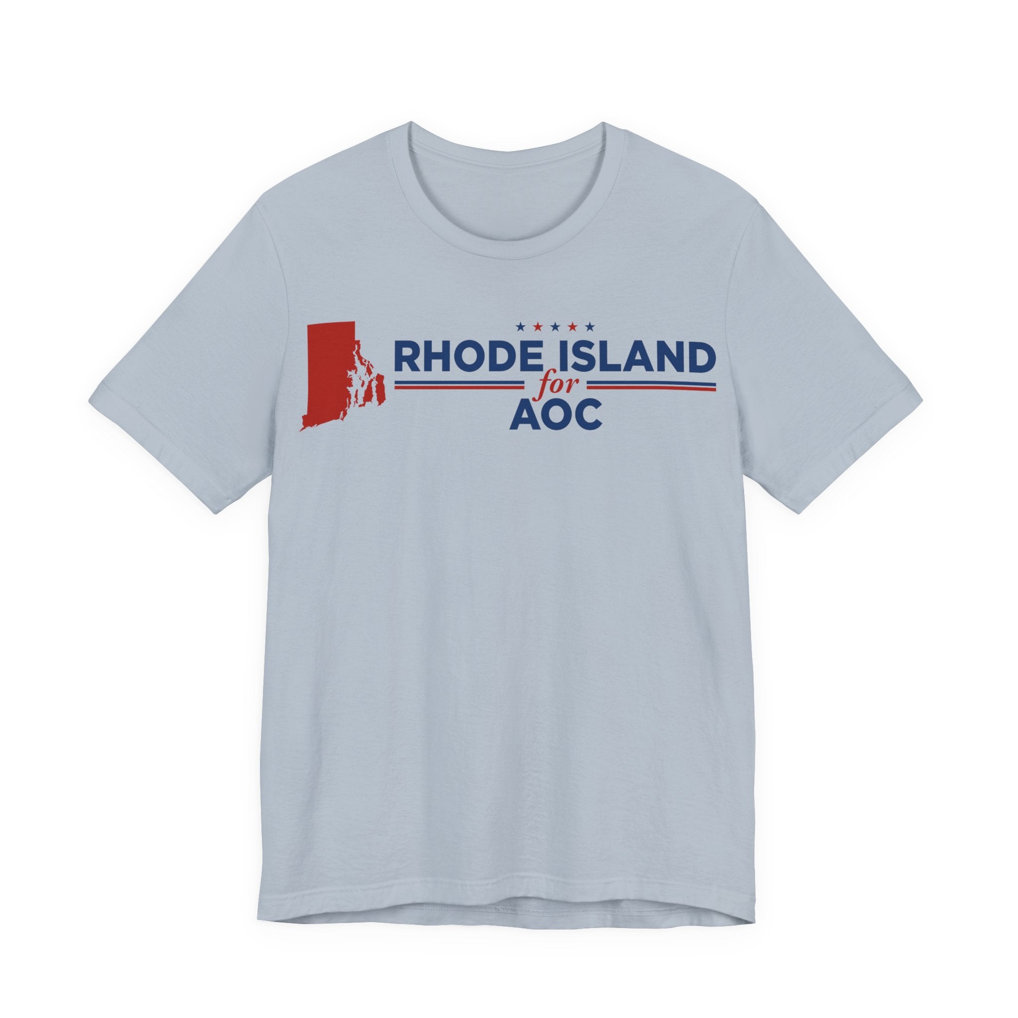 Rhode Island for AOC for President Campaign T-Shirt 2028