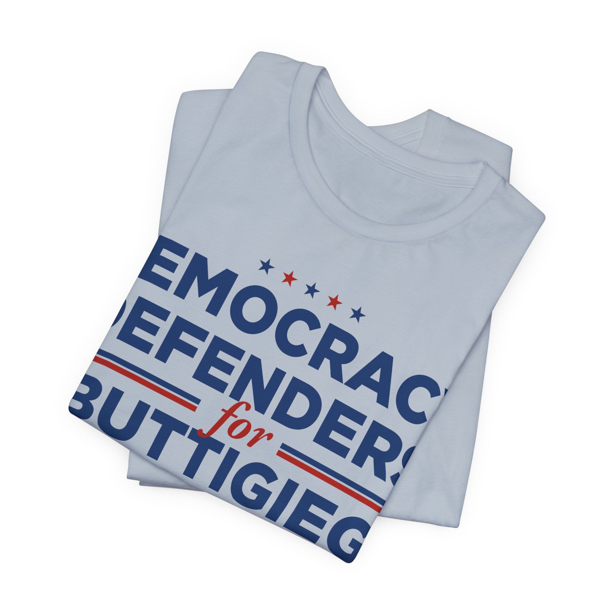 Democracy Defenders for Pete Buttigieg for President Campaign T-Shirt 2028