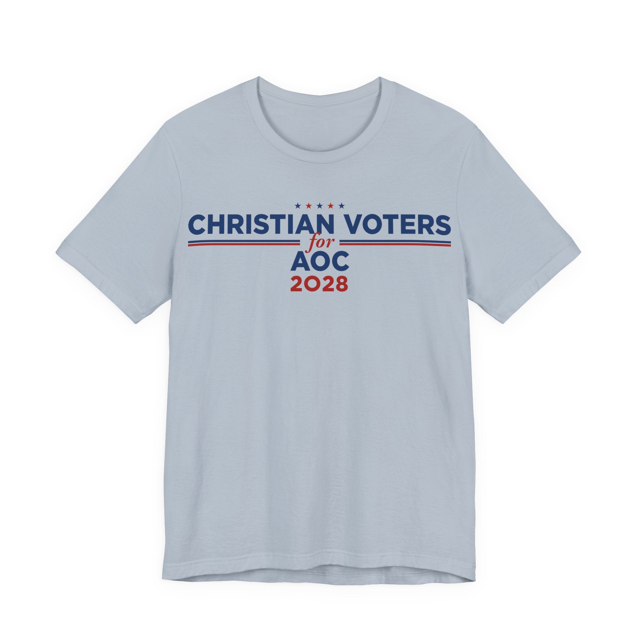 Christian Voters for AOC for President Campaign T-Shirt 2028