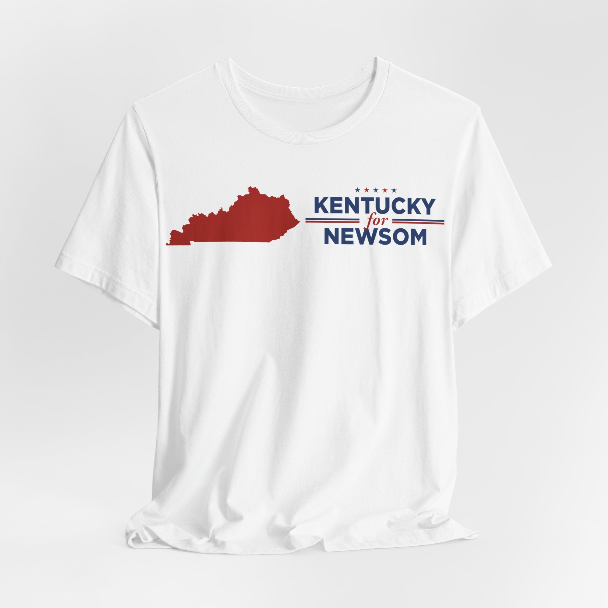 Kentucky for Gavin Newsom for President Campaign T-Shirt 2028